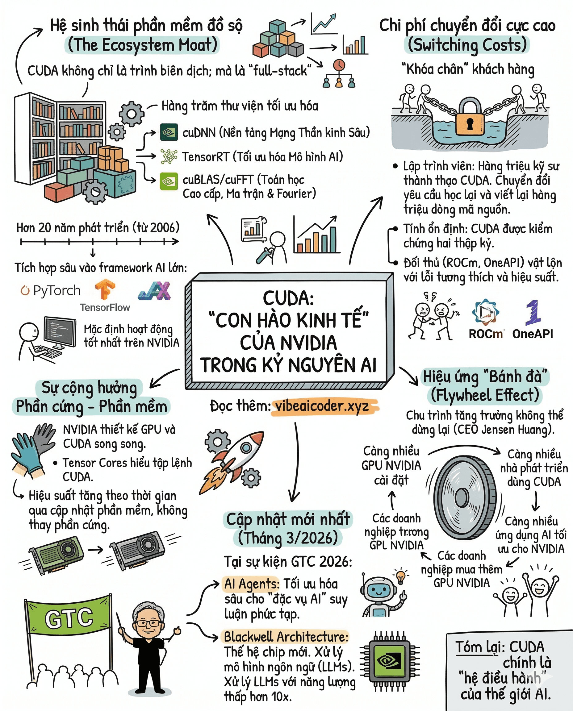 🚀 Con hào kinh tế của NVIDIA mang tên CUDA 🧠