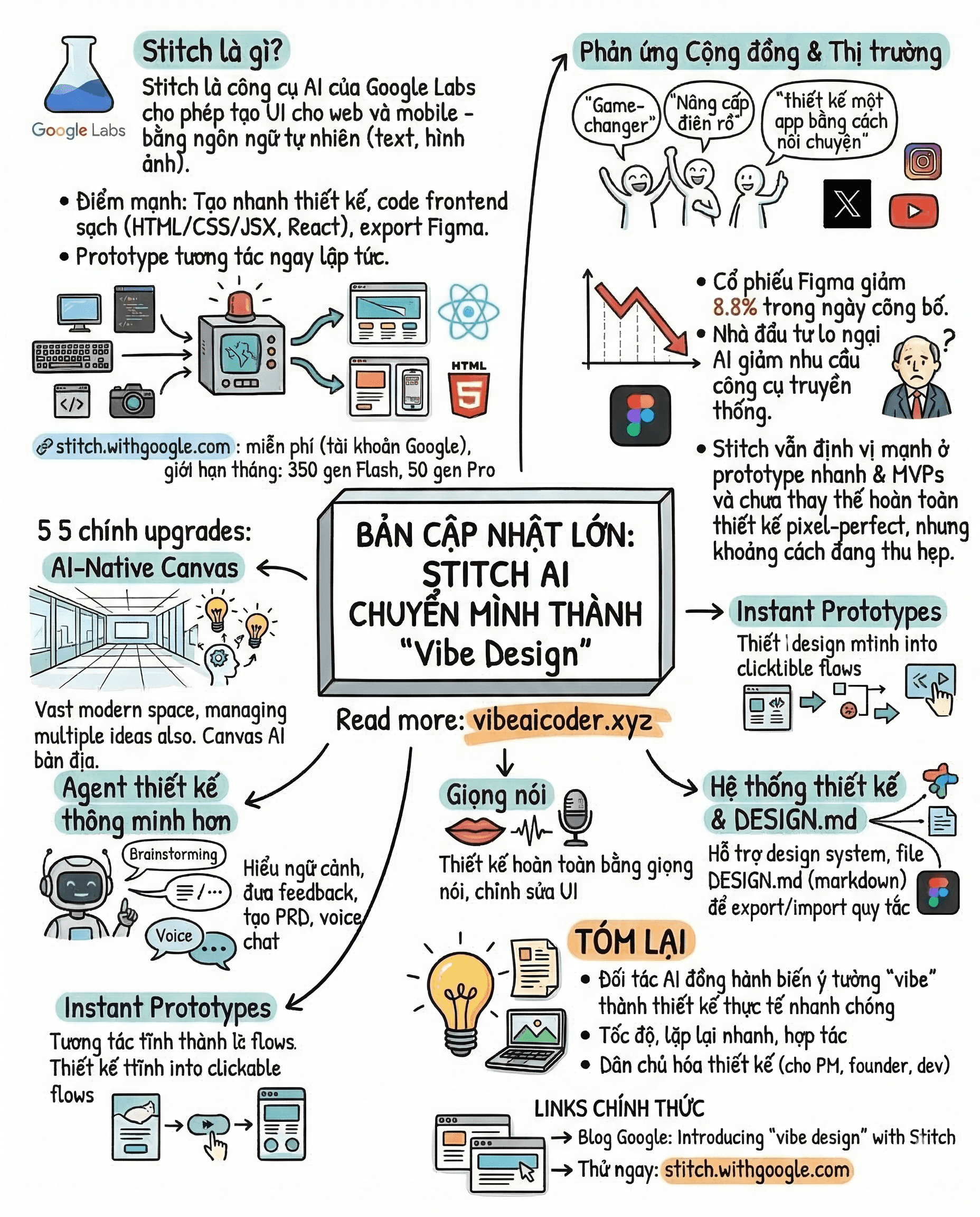 🎨 Tạm biệt Figma? Google vừa tung "Vibe Design" thay đổi cuộc chơi UI/UX