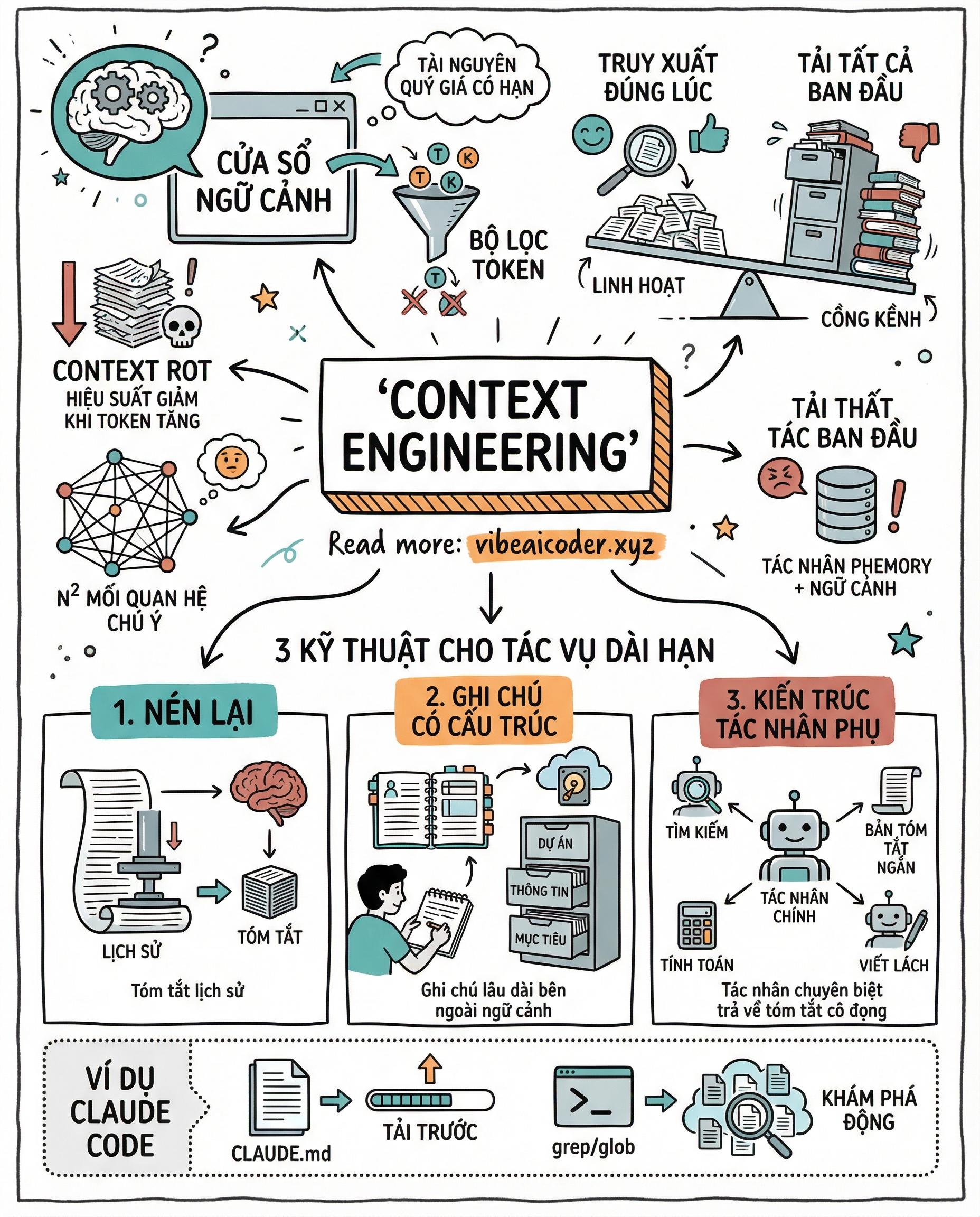 🧠 Context Engineering: Kỹ Năng Quan Trọng Nhất Khi Build AI Agent Mà Ít Ai Nói