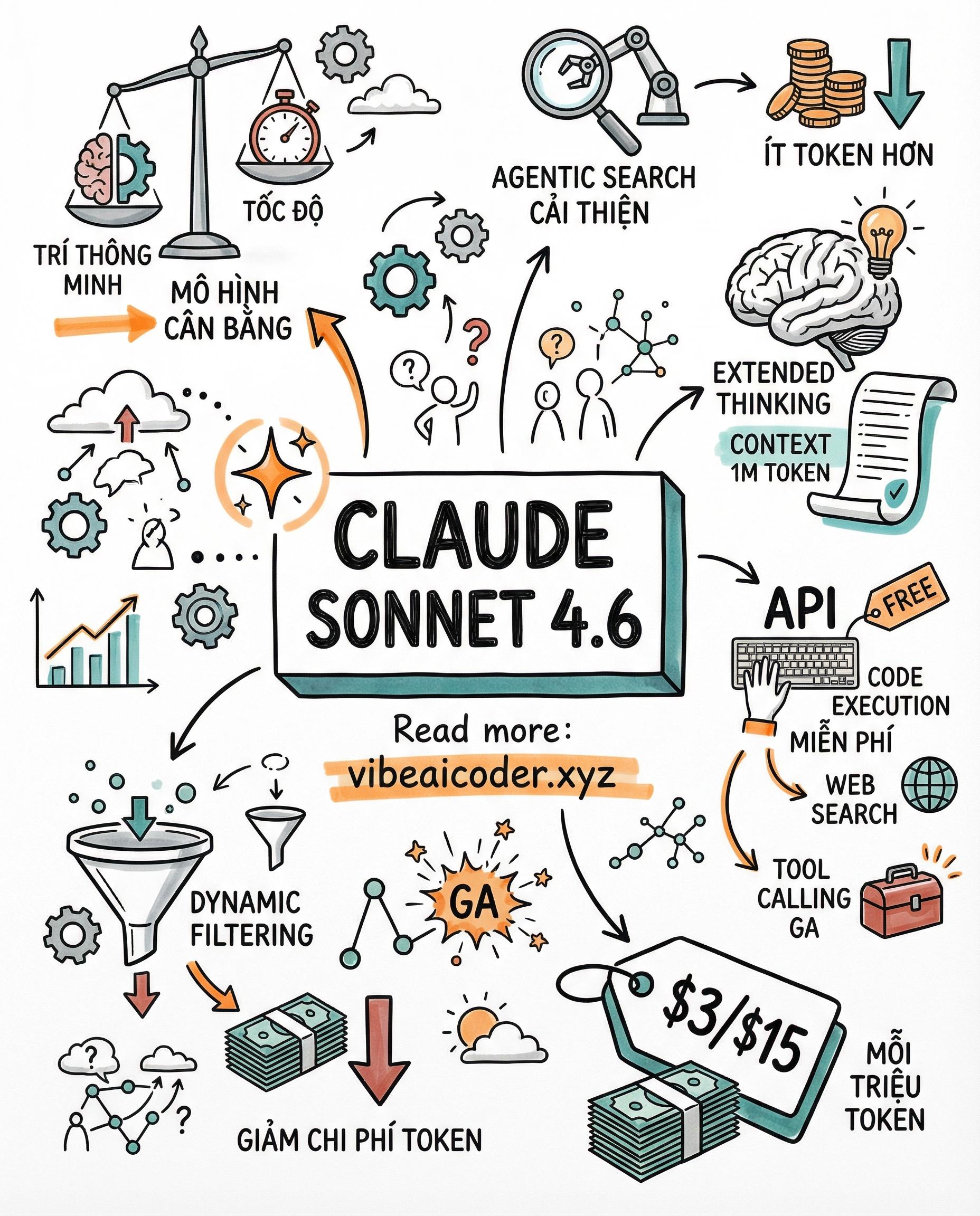 Claude Sonnet 4.6 Ra Mắt, Nhanh Hơn, Thông Minh Hơn Và Tiết Kiệm Token Đáng Kể