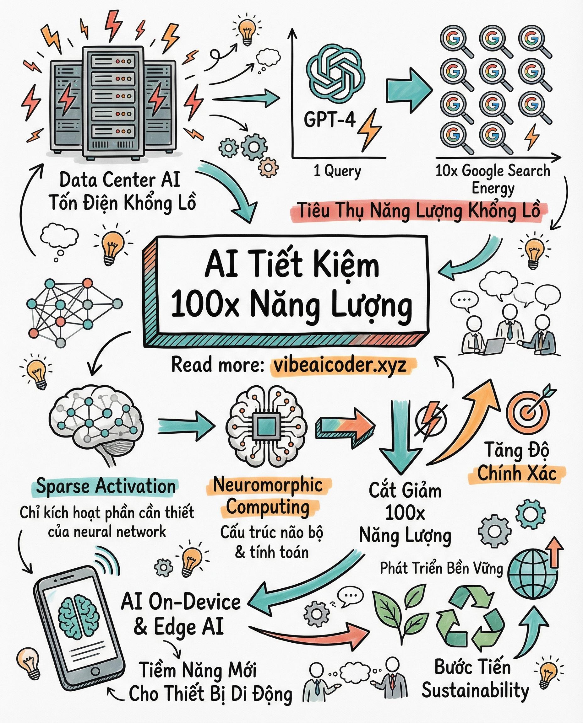 AI Mới Tiết Kiệm Gấp 100 Lần Năng Lượng Mà Còn Chính Xác Hơn
