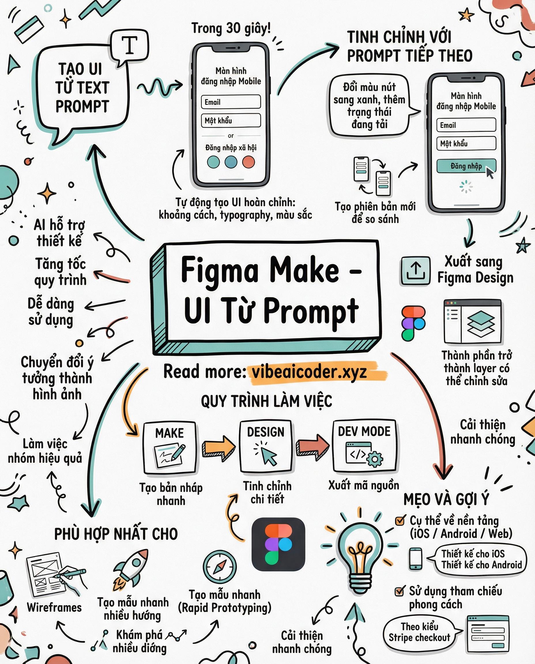 Figma Make: Tạo UI Từ Prompt Trong 30 Giây, Hướng Dẫn Thực Hành