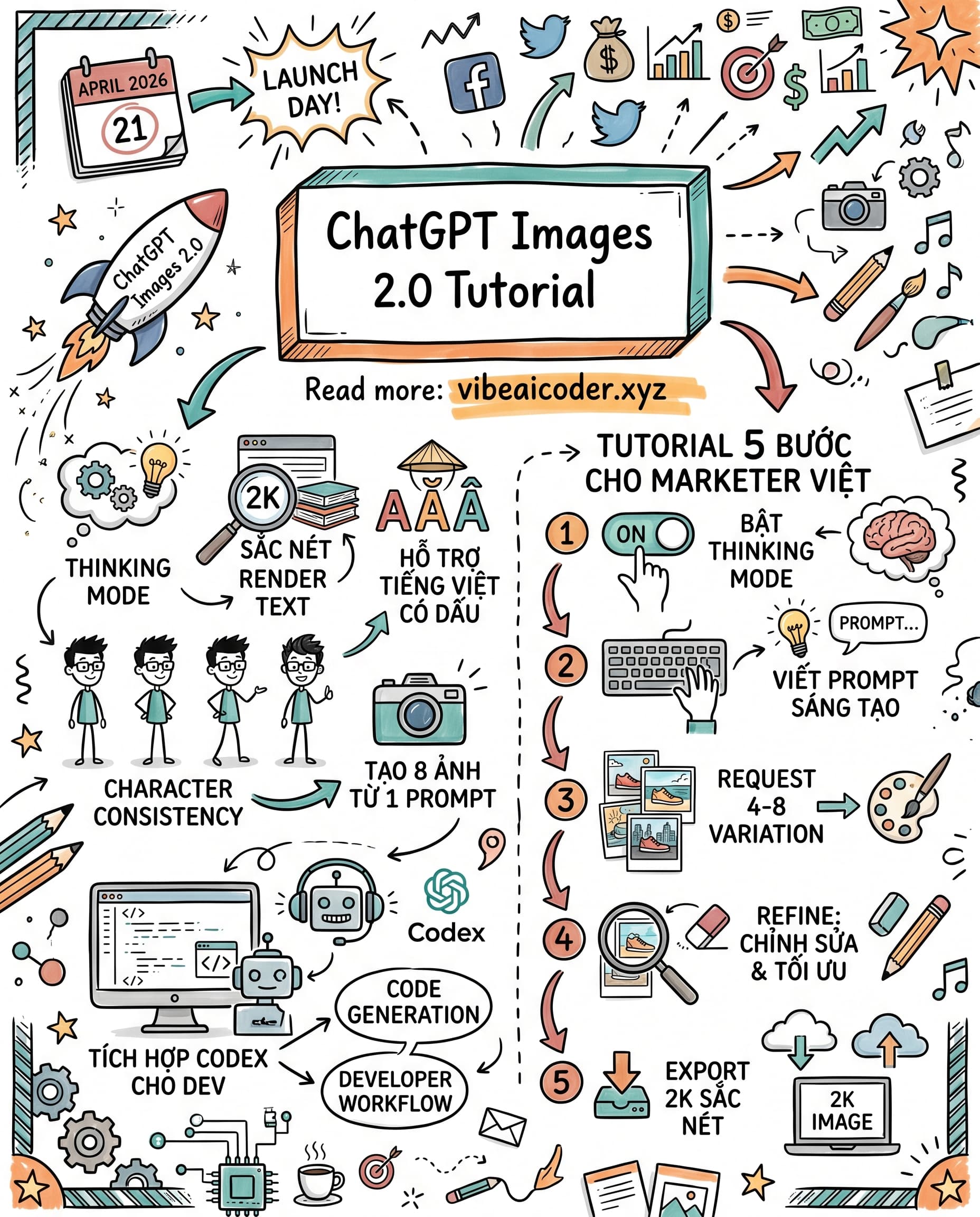 🎨 ChatGPT Images 2.0 vừa ra mắt: Vẽ chữ tiếng Việt có dấu sắc nét như Photoshop