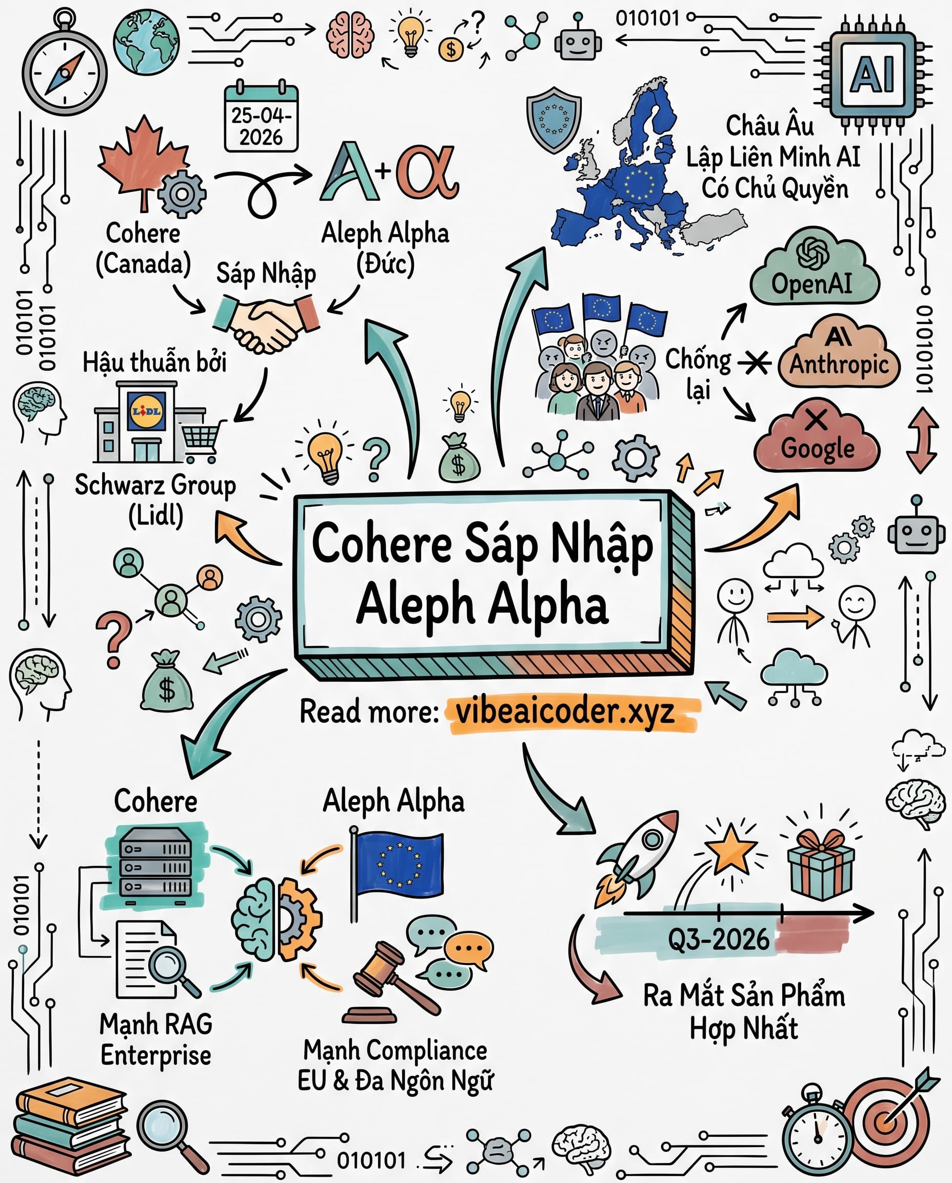 🚨 Cohere Sáp Nhập Aleph Alpha: Châu Âu Tuyên Chiến Với OpenAI Và Google?