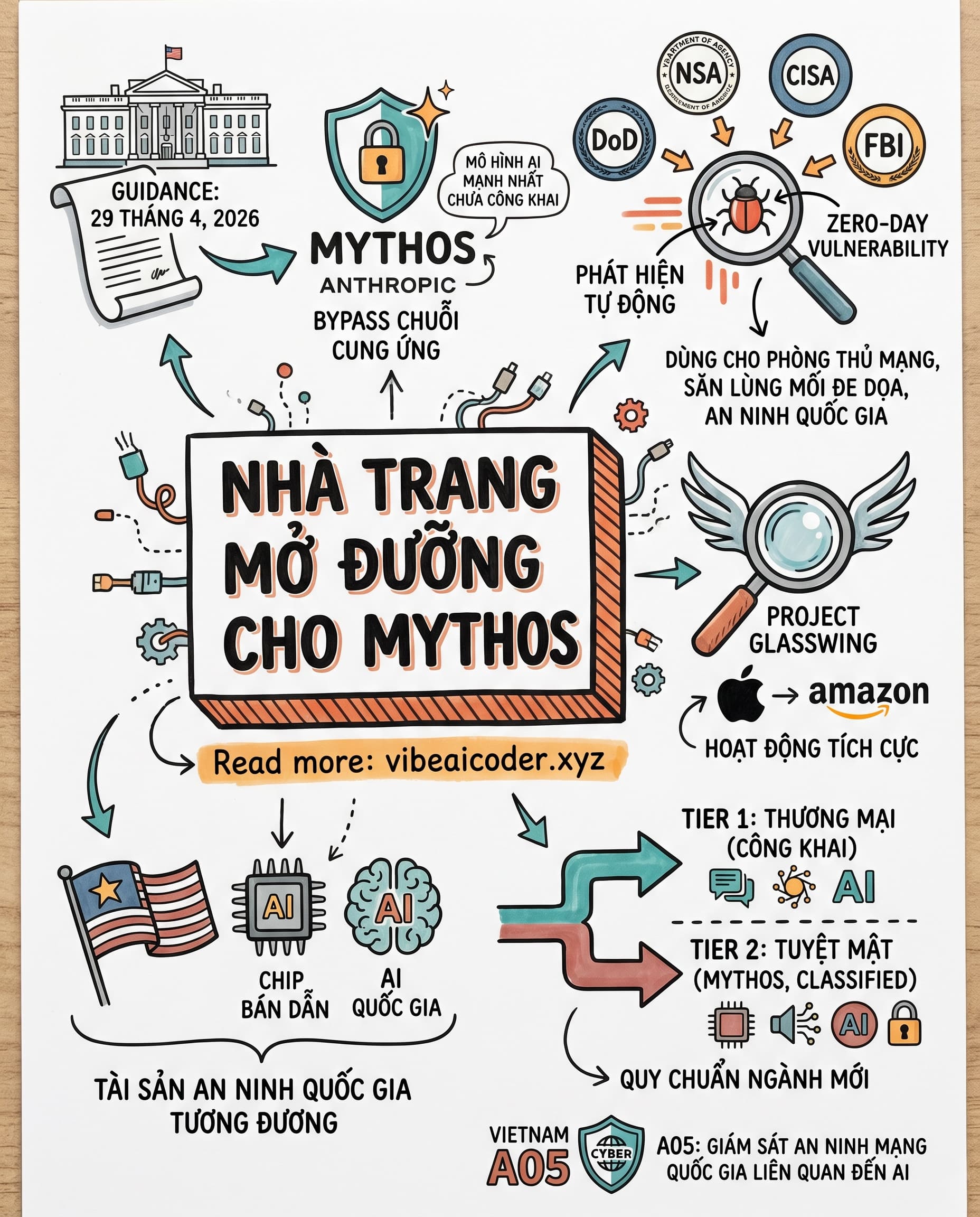 🚨 Nhà Trắng Mở Đường Cho Claude Mythos: AI Mạnh Nhất Thế Giới Trở Thành Vũ Khí An Ninh Quốc Gia