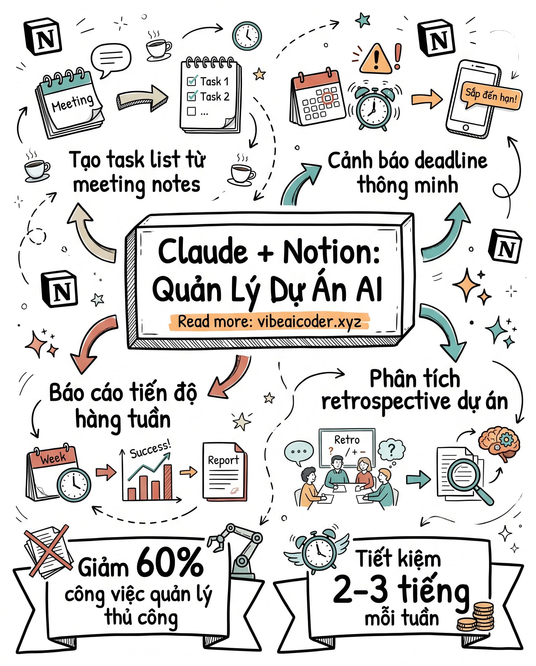 🤖 Kết Hợp Claude Và Notion Để Quản Lý Dự Án Theo Kiểu AI-First