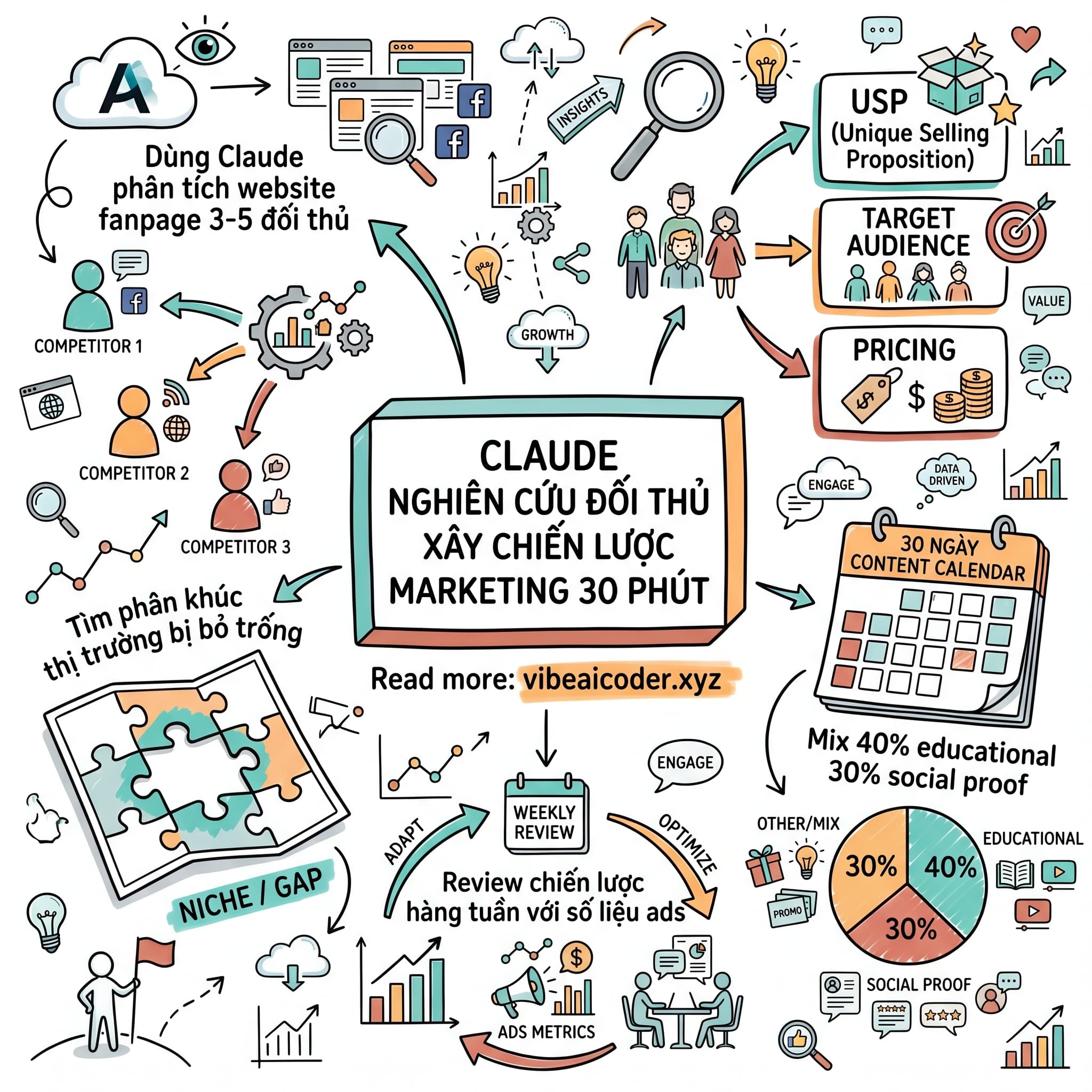🎯 Dùng Claude Xây Chiến Lược Marketing Cho SME Chỉ Trong 30 Phút