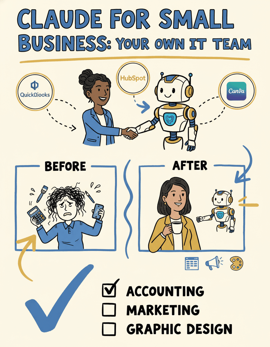 🚀 Claude for Small Business: Doanh Nghiệp Nhỏ Giờ Chạy Được Như Đội IT Riêng