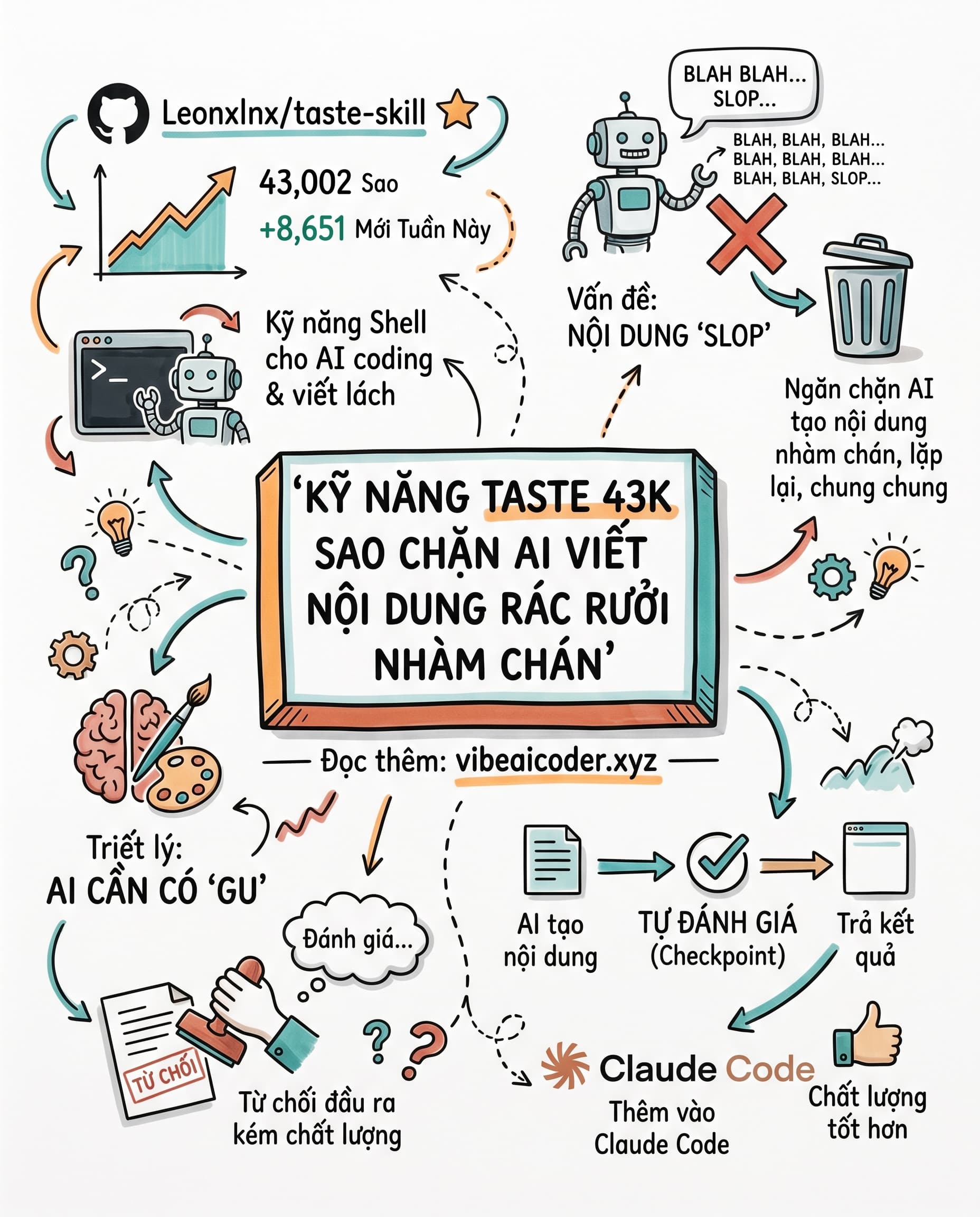 🎨 AI Của Bạn Đang Viết "Slop"? Repo 43.000 Sao Này Sẽ Chữa Được