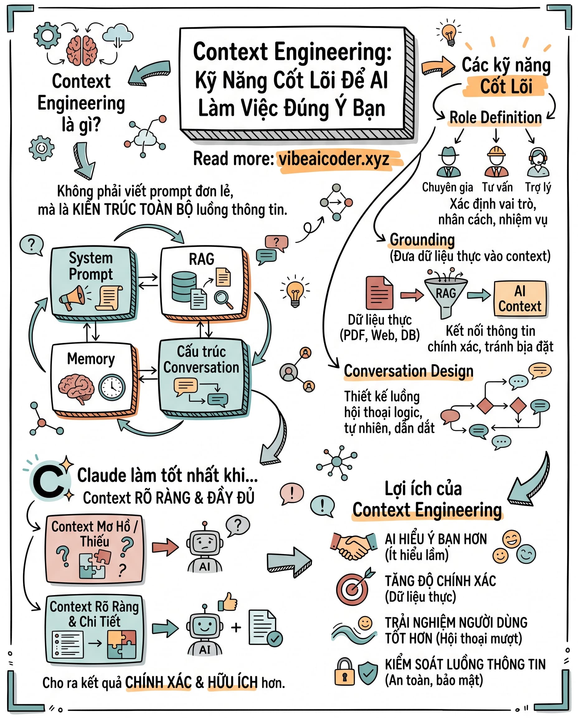 🧠 Context Engineering: Kỹ Năng Cốt Lõi Để AI Làm Việc Đúng Ý Bạn