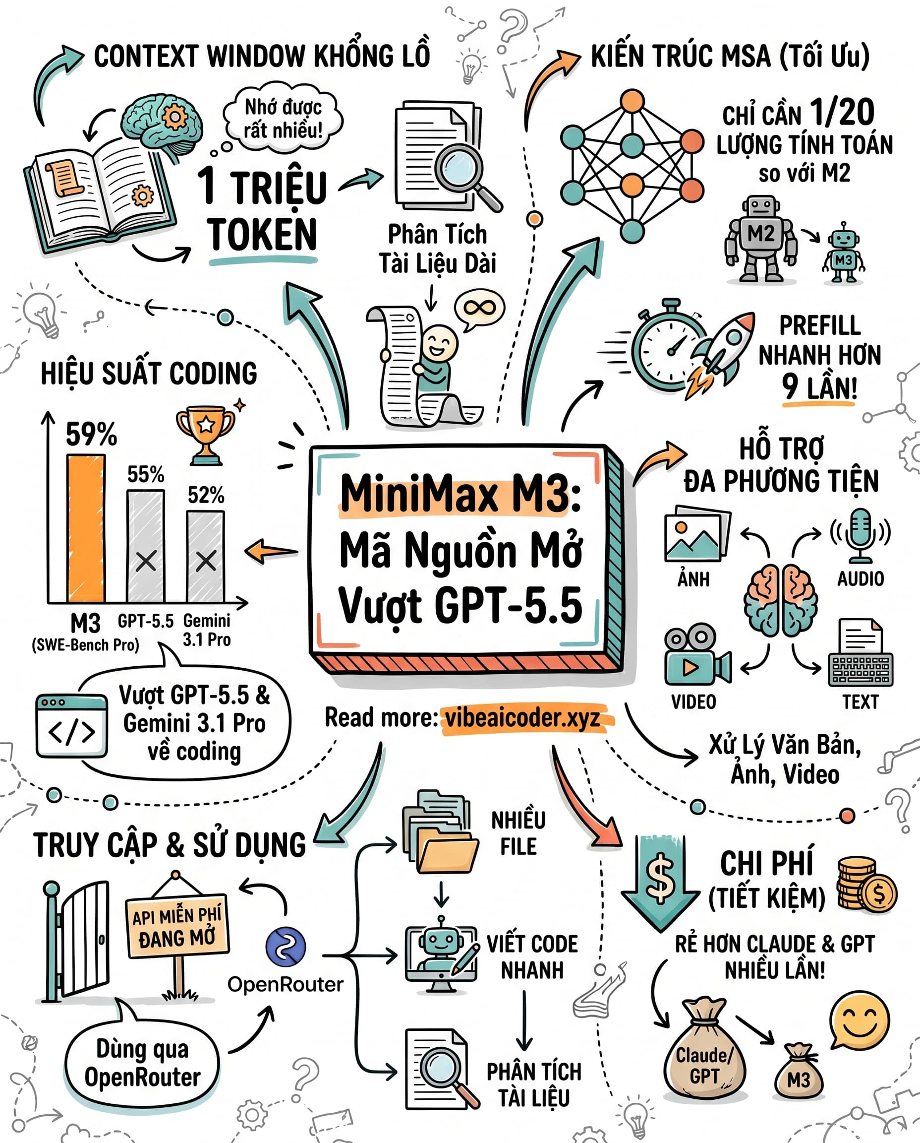 🚀 Model AI Trung Quốc vừa vượt GPT-5.5 về coding, miễn phí dùng thử