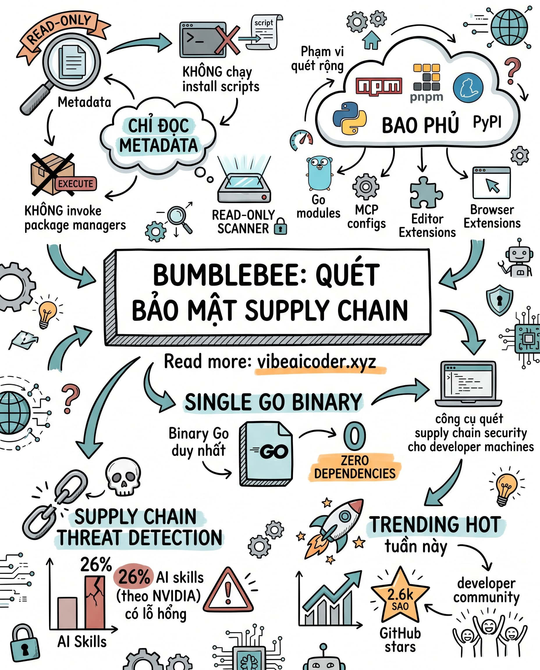 🐝 Bumblebee: Công Cụ Quét Bảo Mật Supply Chain Mà Mọi Developer Nên Cài Ngay