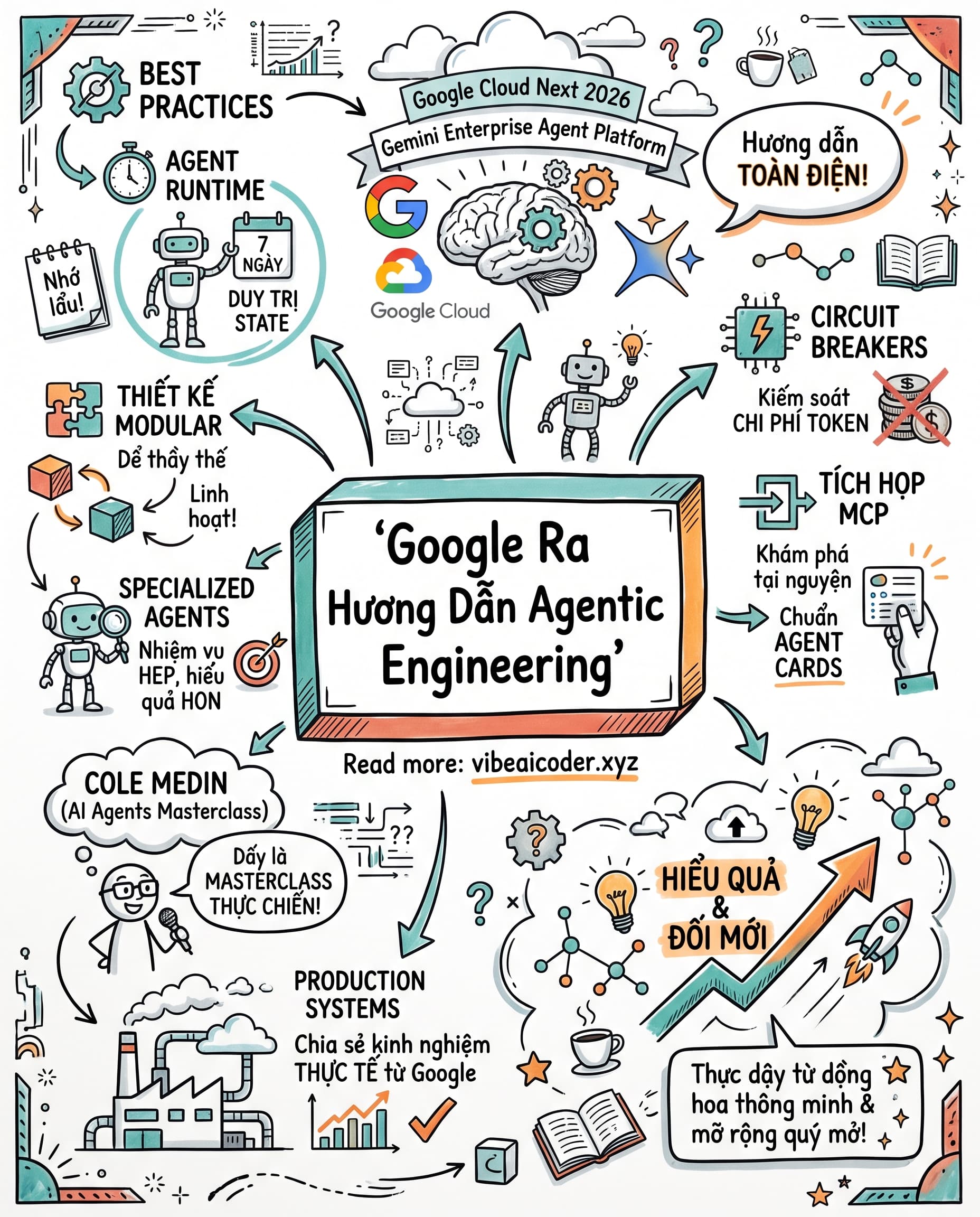 🤖 Google Tiết Lộ Bí Quyết Xây Dựng AI Agent Chạy Production Thực Sự
