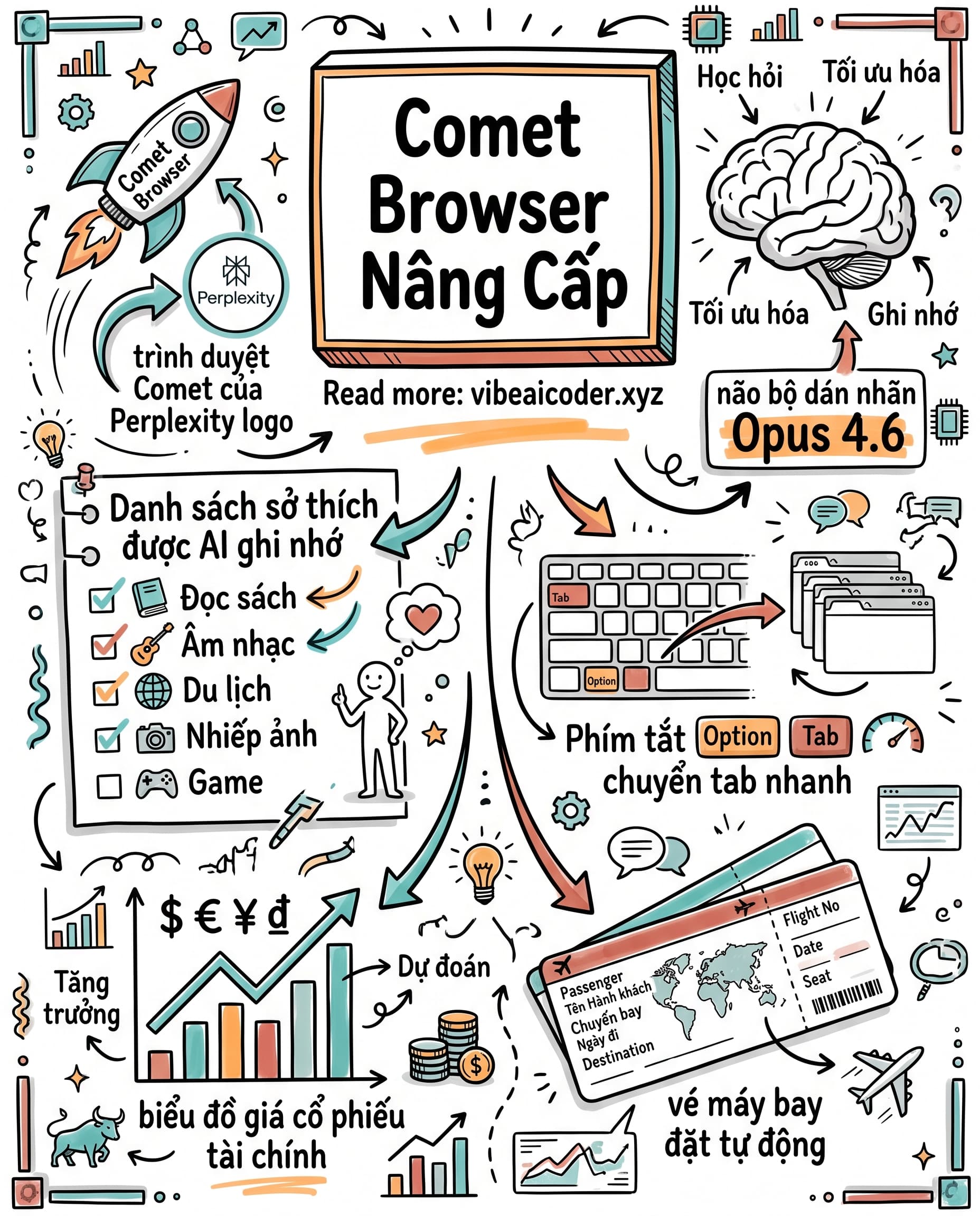 Comet Browser Của Perplexity Gắn Não Opus 4.6, Nhớ Cả Sở Thích Của Bạn