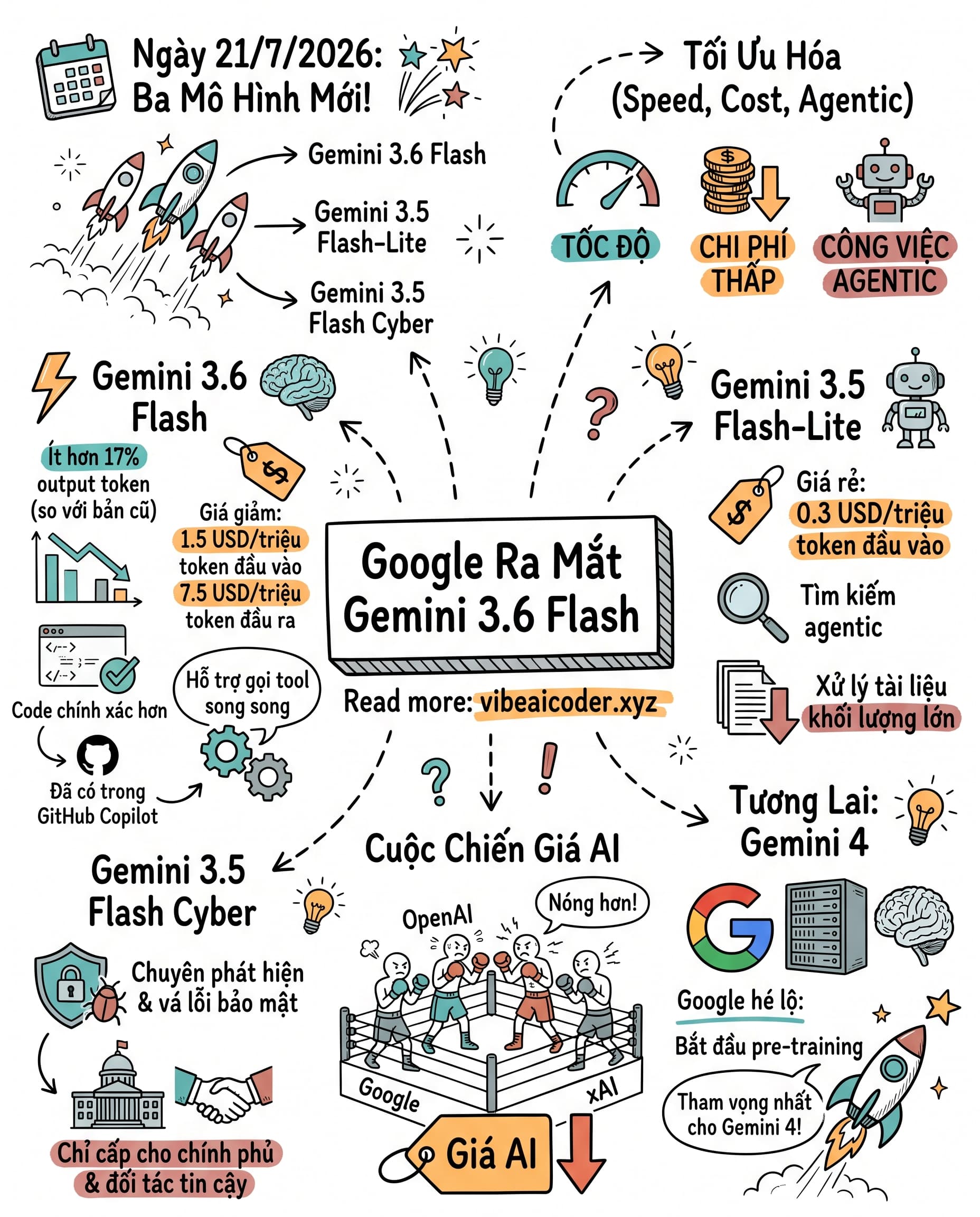 🚀 Google hạ giá Gemini Flash, dồn Anthropic và OpenAI vào thế khó