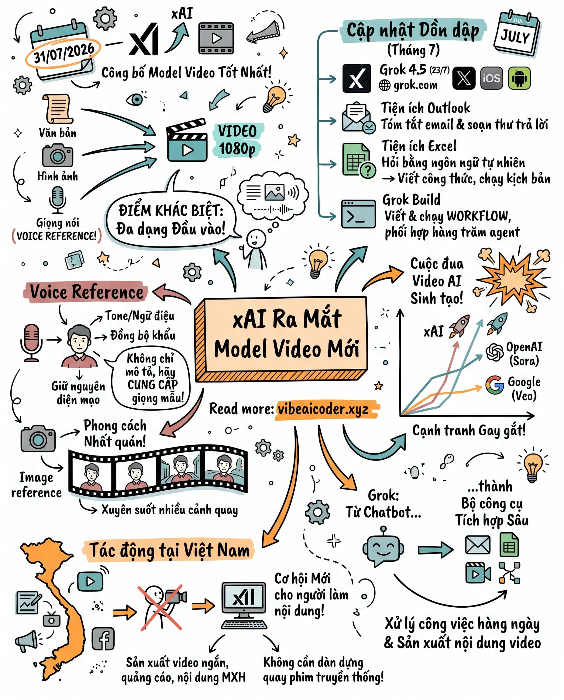 🎬 xAI tung model video mới nhất, giữ nguyên giọng nói và gương mặt nhân vật
