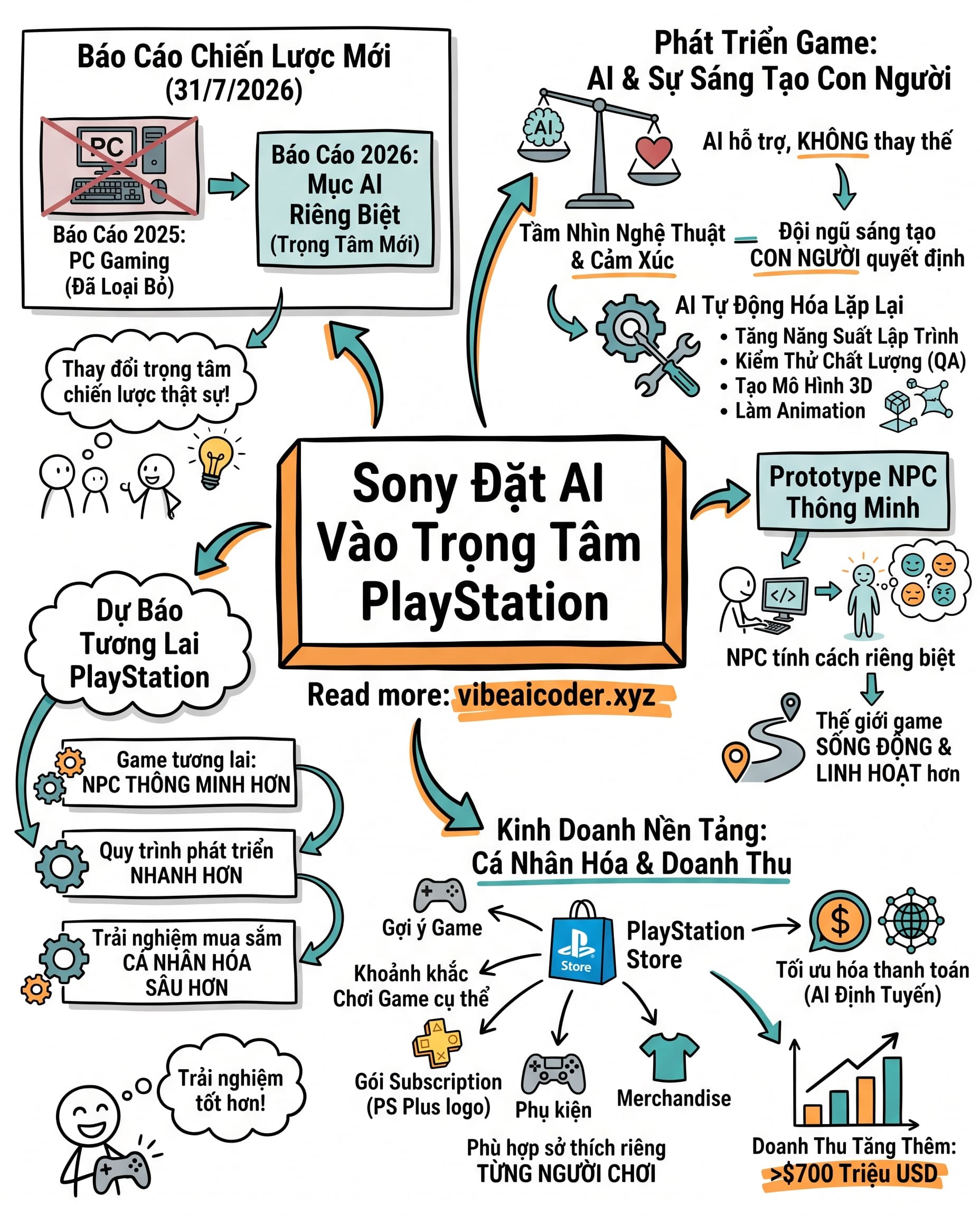 🎮 Sony Bỏ Mục PC, Dồn Toàn Lực Vào AI Cho PlayStation