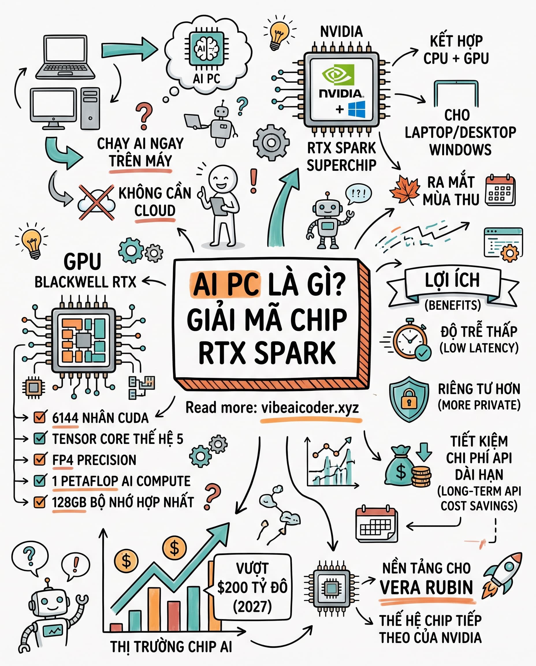 💻 AI PC là gì? Giải mã chip RTX Spark của NVIDIA