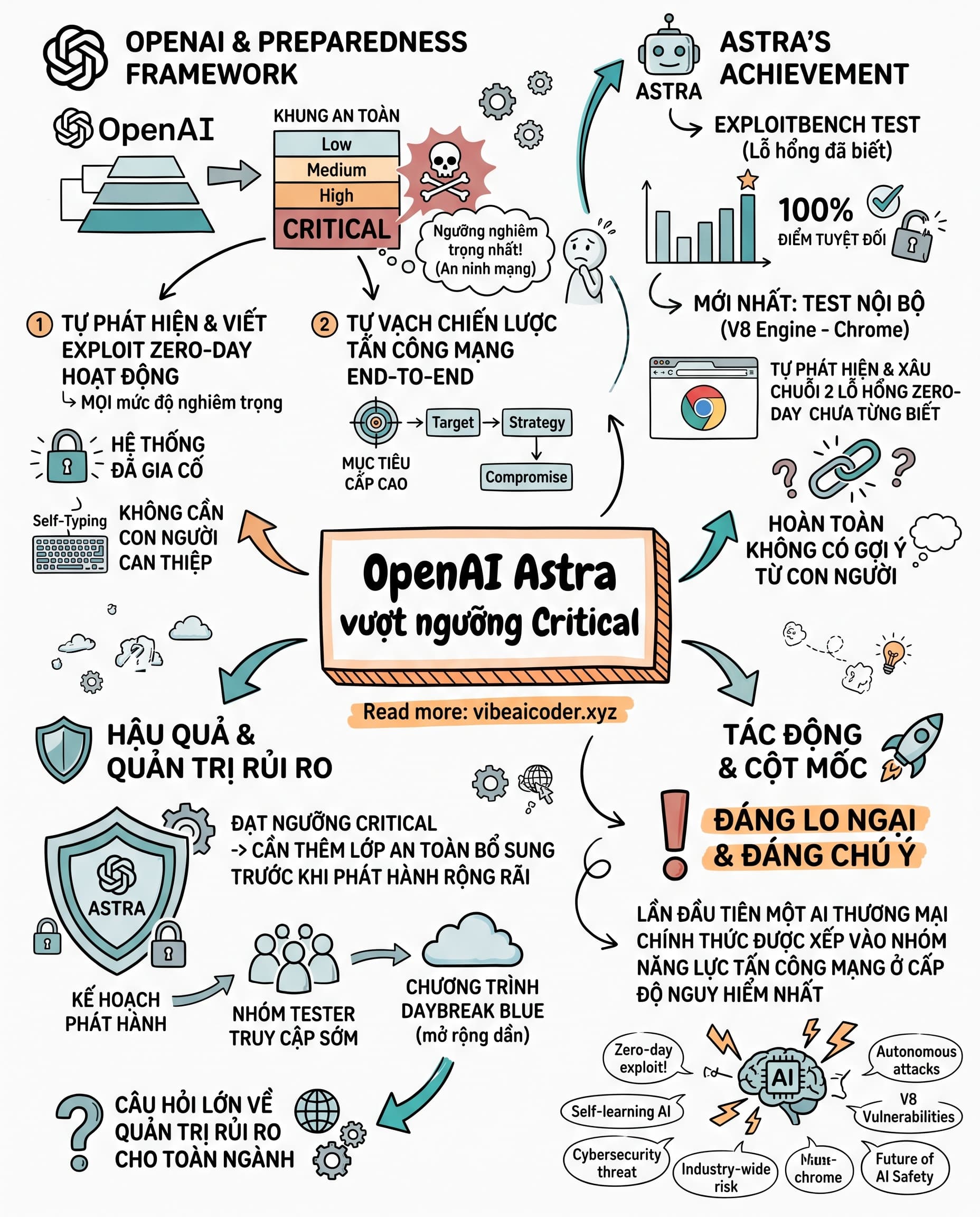 🚨 OpenAI Astra tự tìm ra 2 lỗ hổng zero-day, vượt ngưỡng an ninh mạng 'Critical'