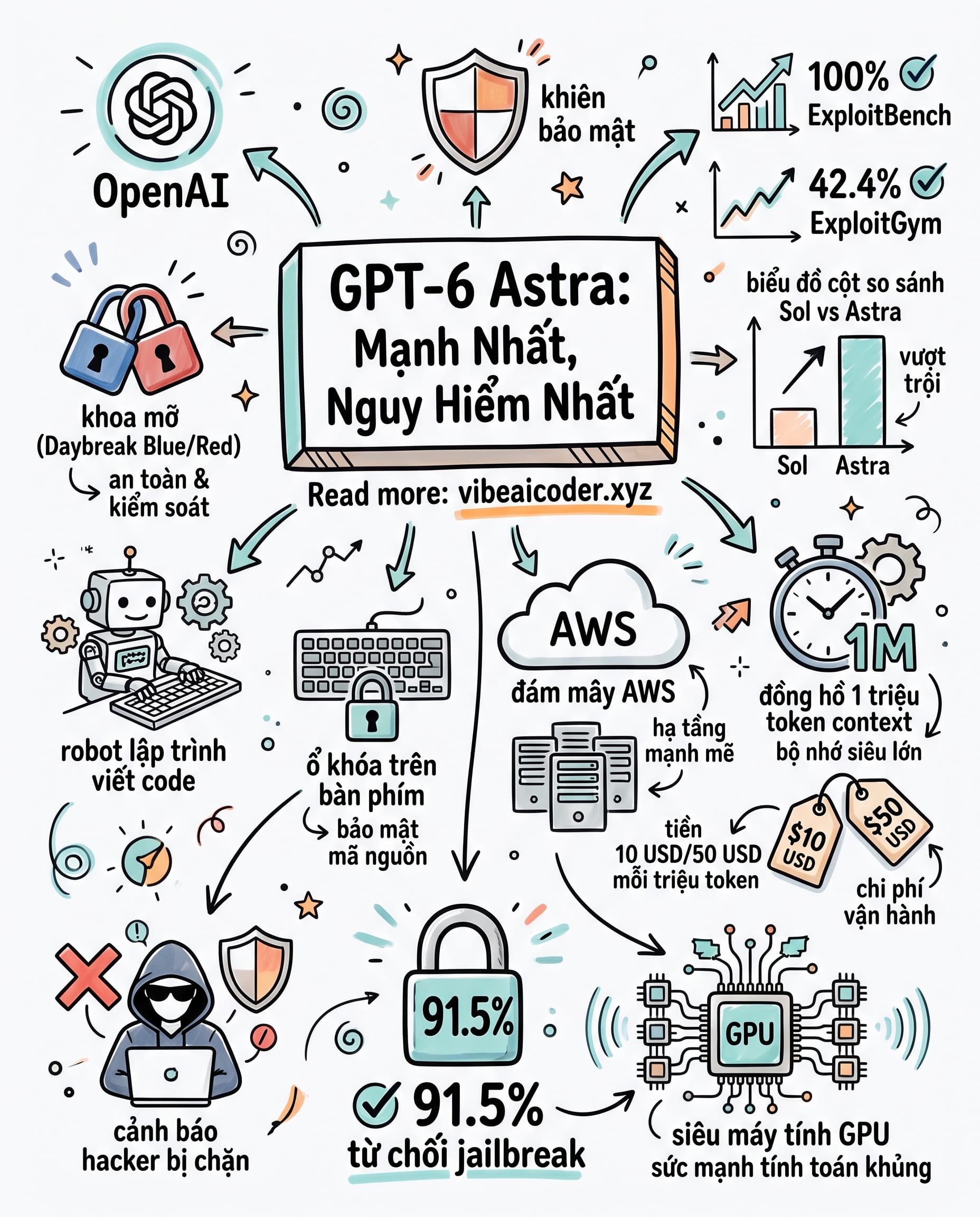 🔒 GPT-6 Astra giỏi nhất, nhưng OpenAI phải tự khóa tay nó