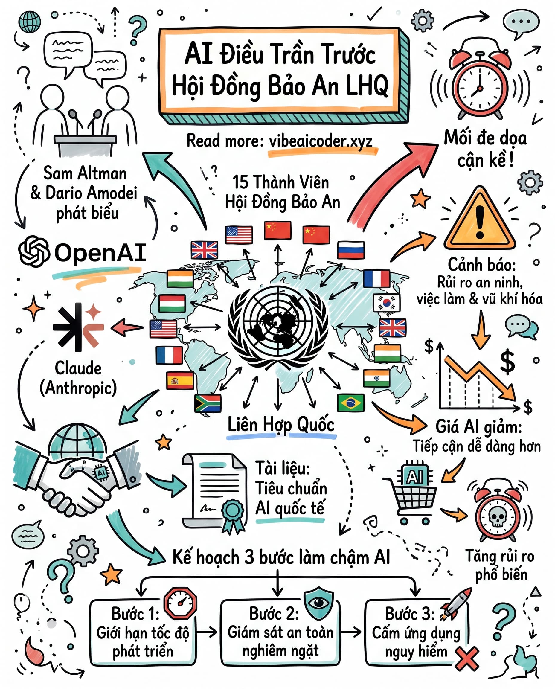 🚨 Lần Đầu Tiên: CEO OpenAI Và Anthropic Cùng Điều Trần Trước LHQ Về Rủi Ro AI