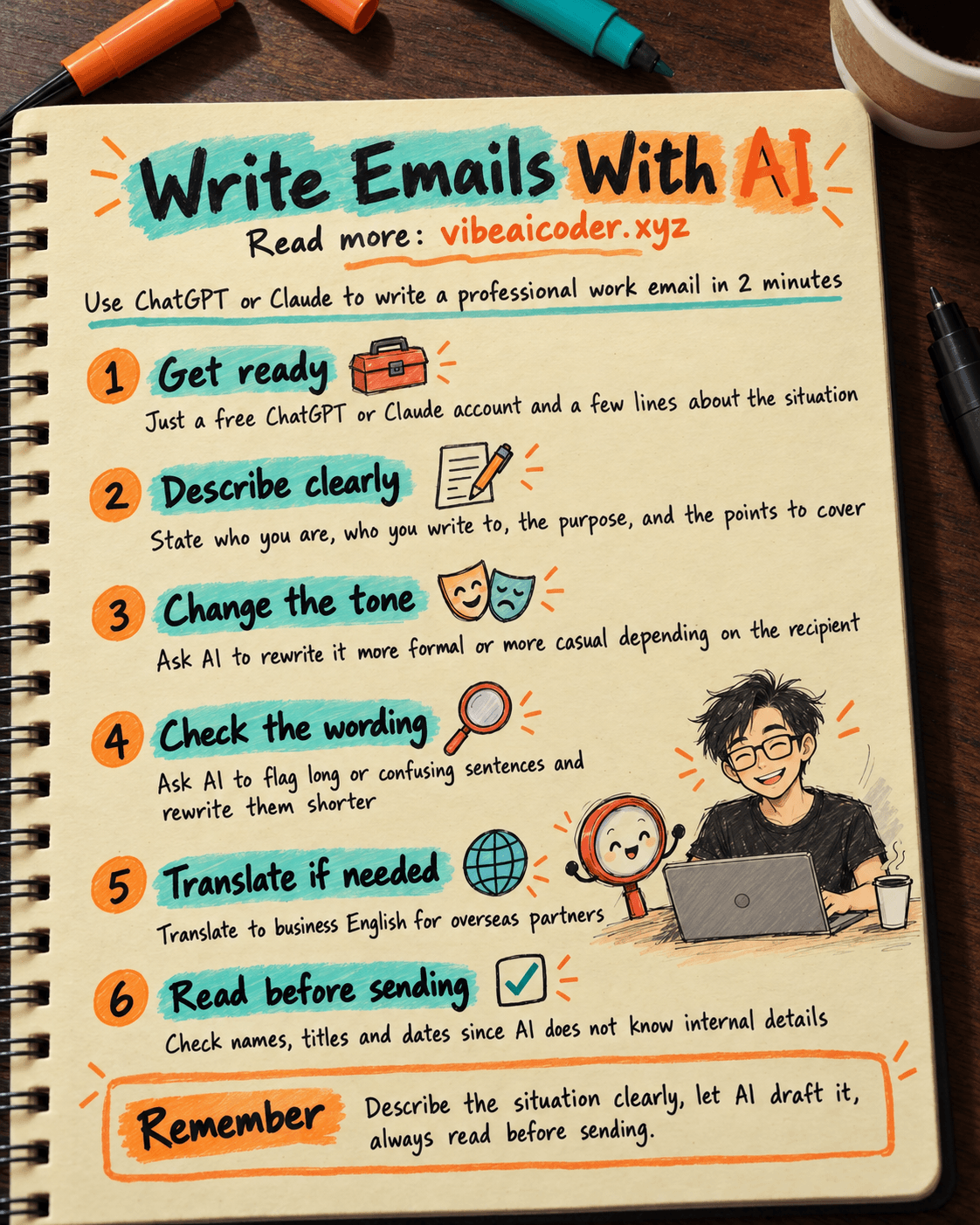 Write Professional Work Emails With AI in 2 Minutes