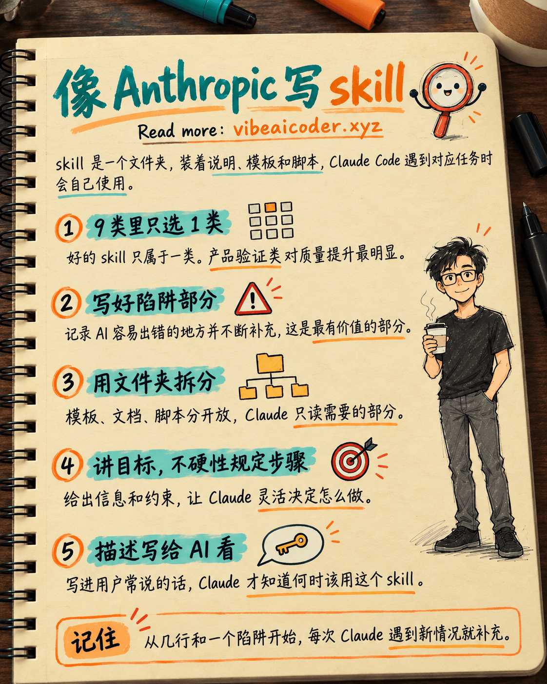 🧰 像 Anthropic 团队一样写 Claude Code skill：9 类 skill 和 9 条实战经验