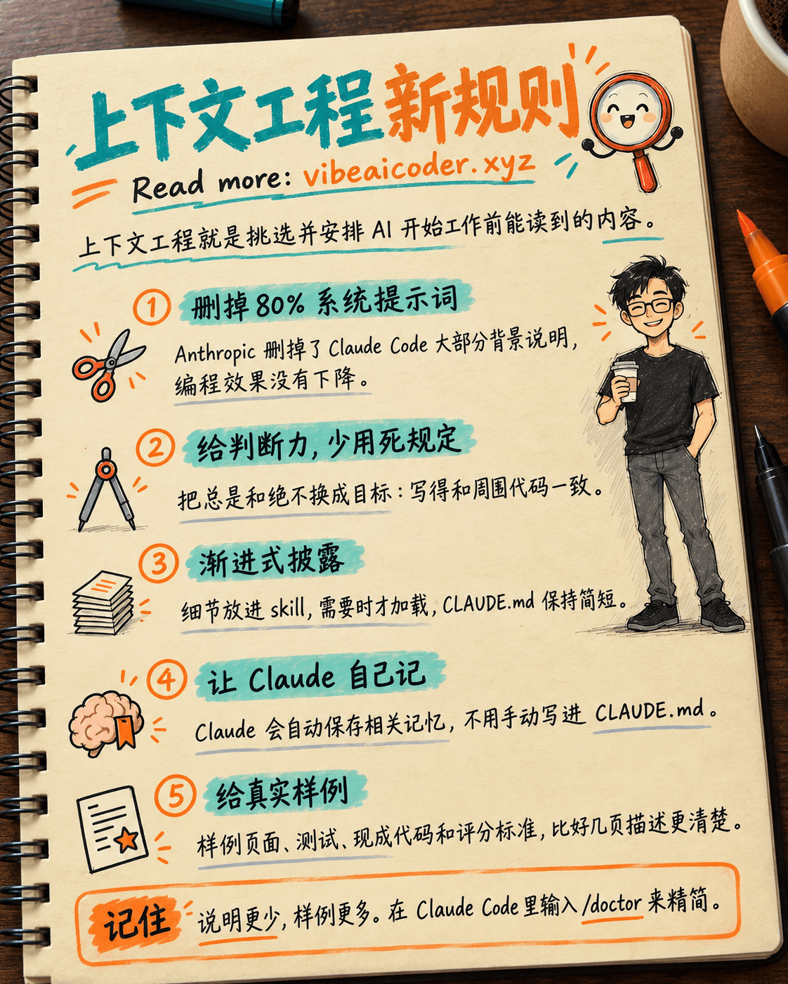 🧠 Claude 5 时代的上下文工程：Anthropic 删掉 80% 系统提示词后的 6 条新规则