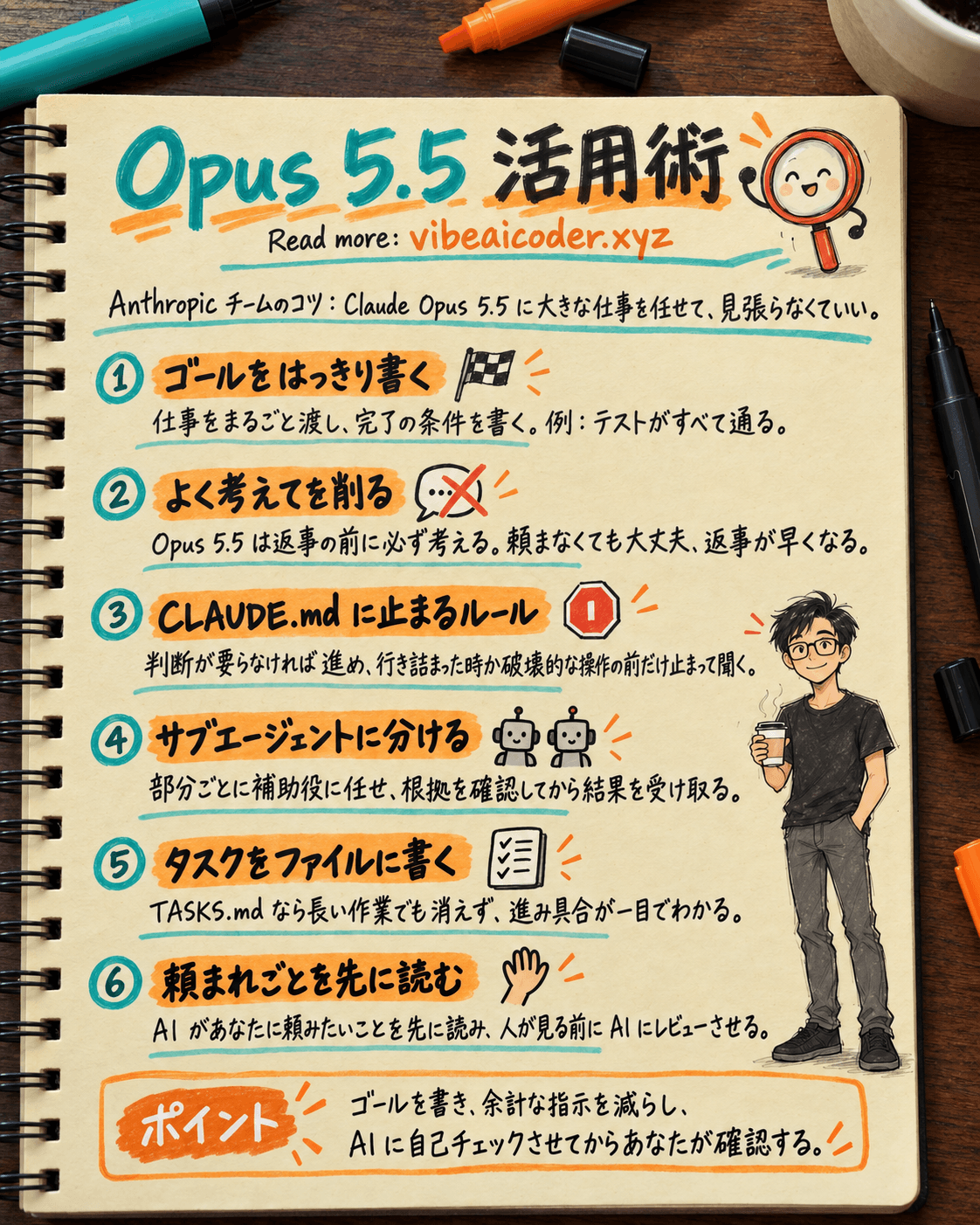 🎯 Claude Opus 5.5 を使いこなす：大きな仕事を見張らずに任せる Anthropic の 9 つのコツ