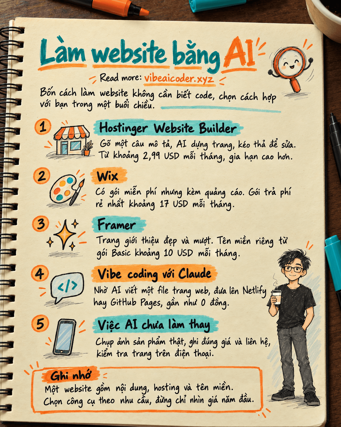 🌐 Cách làm website bằng AI không cần biết code: hướng dẫn cho người mới 2026