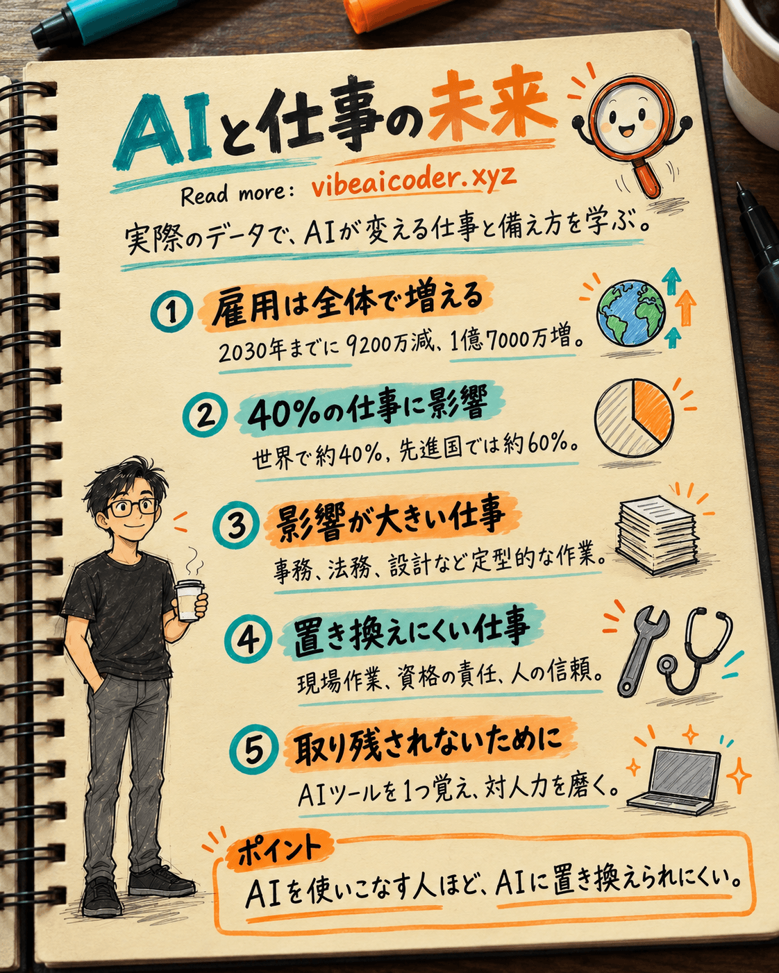 AIは本当に人間の仕事を奪うのか? データが示す真実
