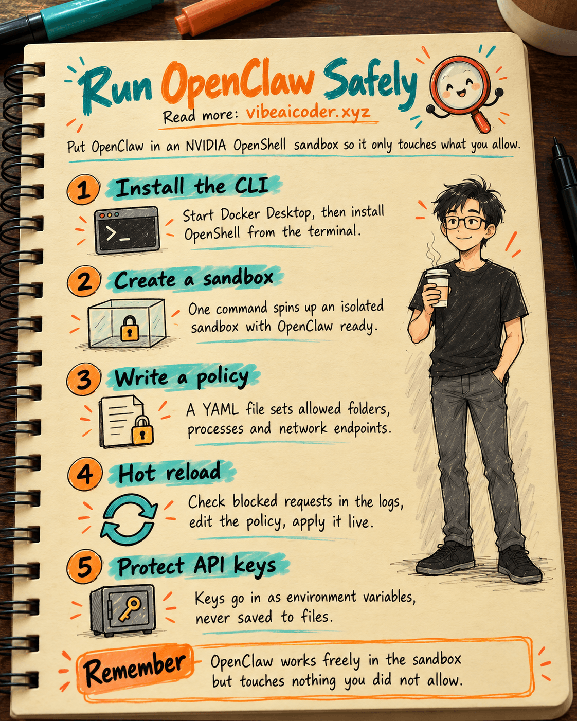 🐾 How to Run OpenClaw Safely With NVIDIA OpenShell Sandboxing