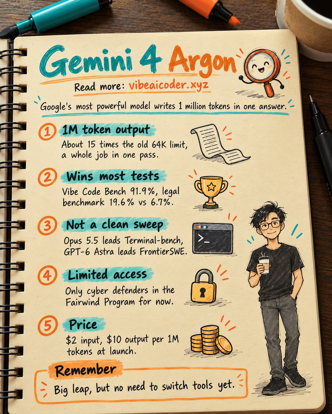 🚀 Gemini 4 Argon Launches: 1 Million Tokens in One Answer, Ahead of GPT-6 Astra and Claude on Most Tests