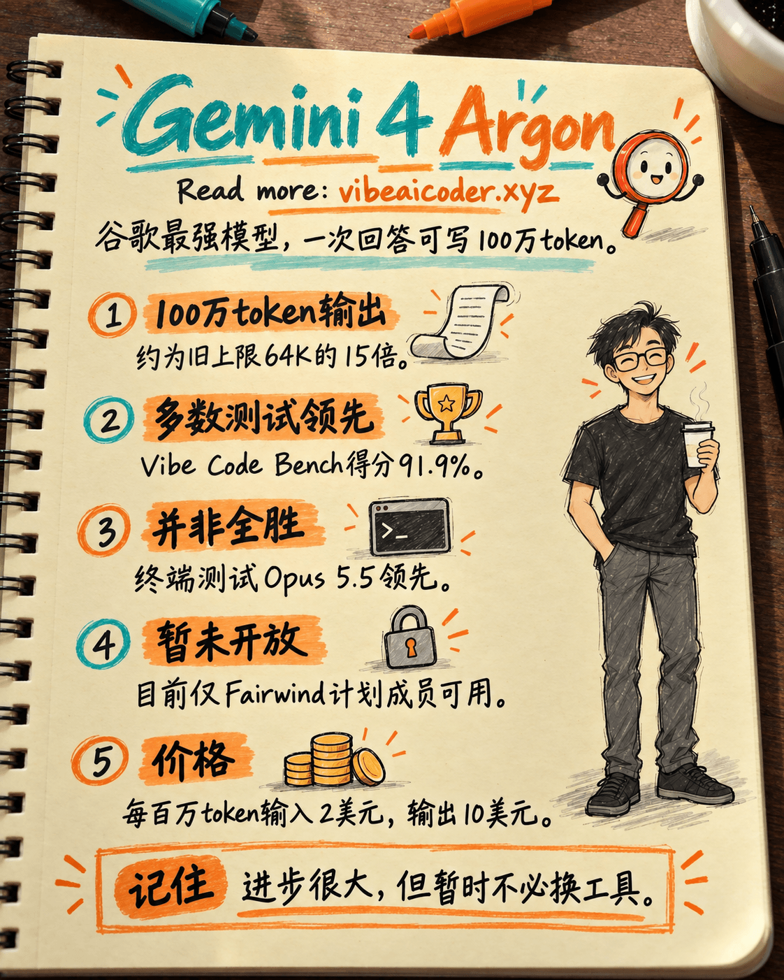 🚀 Gemini 4 Argon 发布:一次输出 100 万 token,多数测试超越 GPT-6 Astra 和 Claude