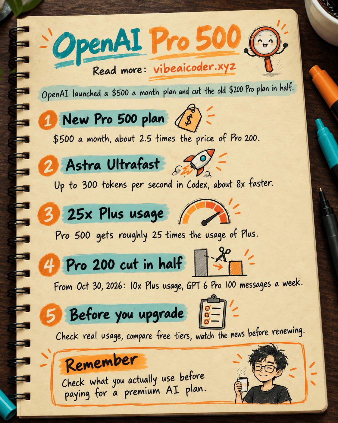 OpenAI Launches Pro 500 Plan, Cuts Pro 200 Usage in Half