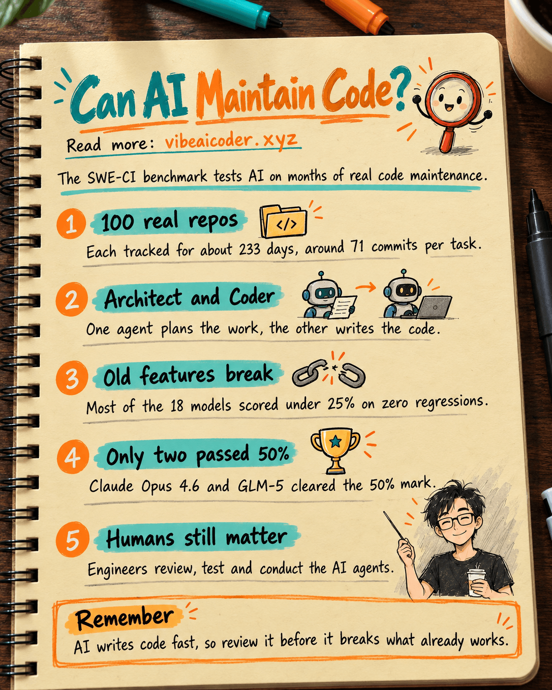🚨 AI Codes Great But Fails at Long-Term Maintenance