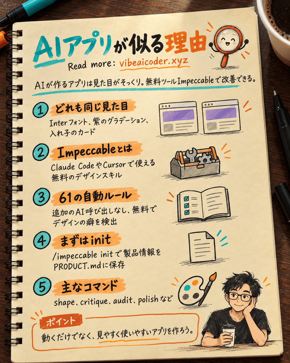 AIが作るアプリはなぜ似てしまうのか、解決する無料ツール