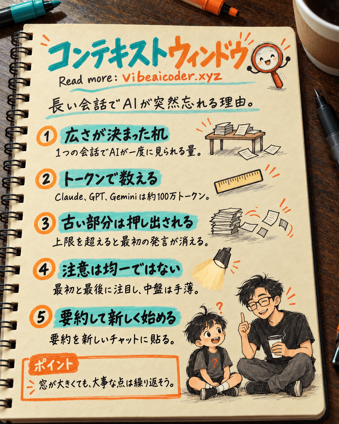 コンテキストウィンドウとは?なぜAIは会話の途中で突然忘れるのか