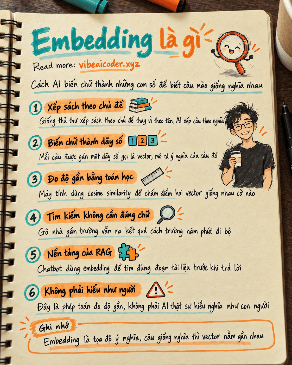 🔗 Embedding là gì? Cách AI biết hai câu giống nghĩa nhau