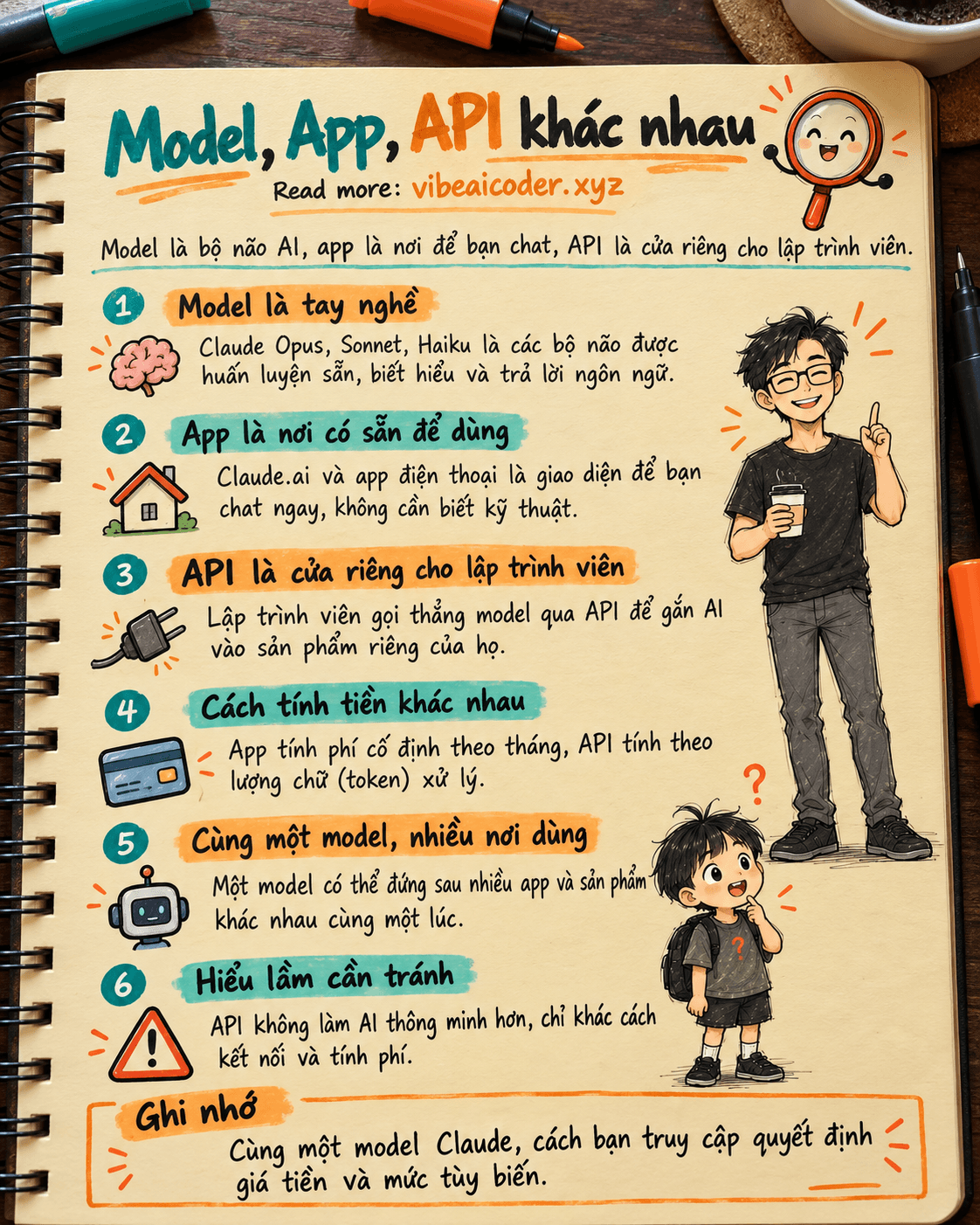 Model, App, API khác nhau thế nào? Phân biệt Claude model, Claude app, Claude API