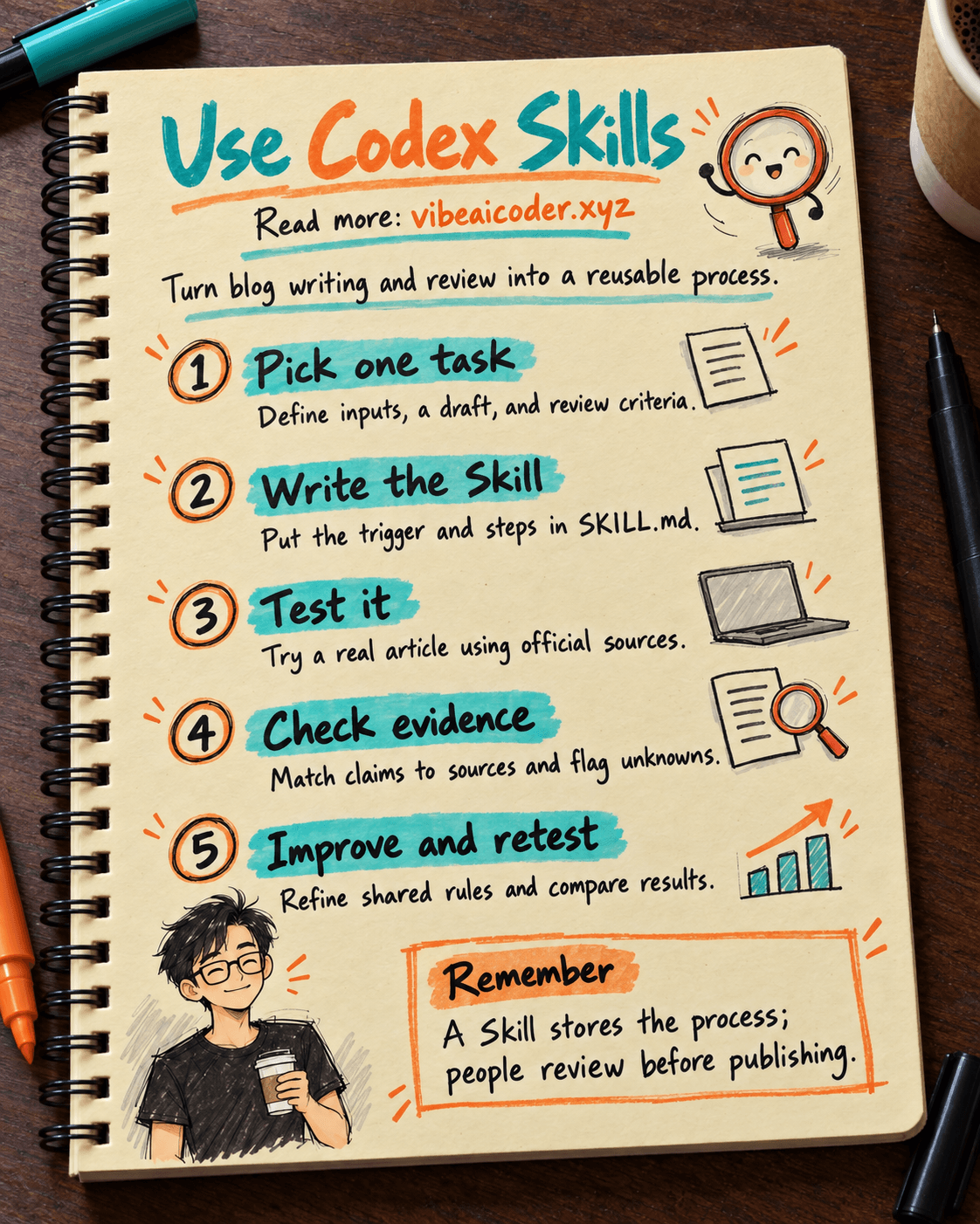 Use Codex Skills to Reuse a Blog Writing and Review Process