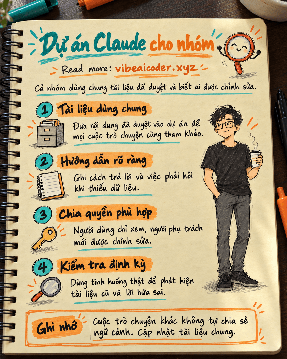🤝 Chia Sẻ AI Agent Với Cả Team Mà Không Mất Context Nhờ Claude Projects