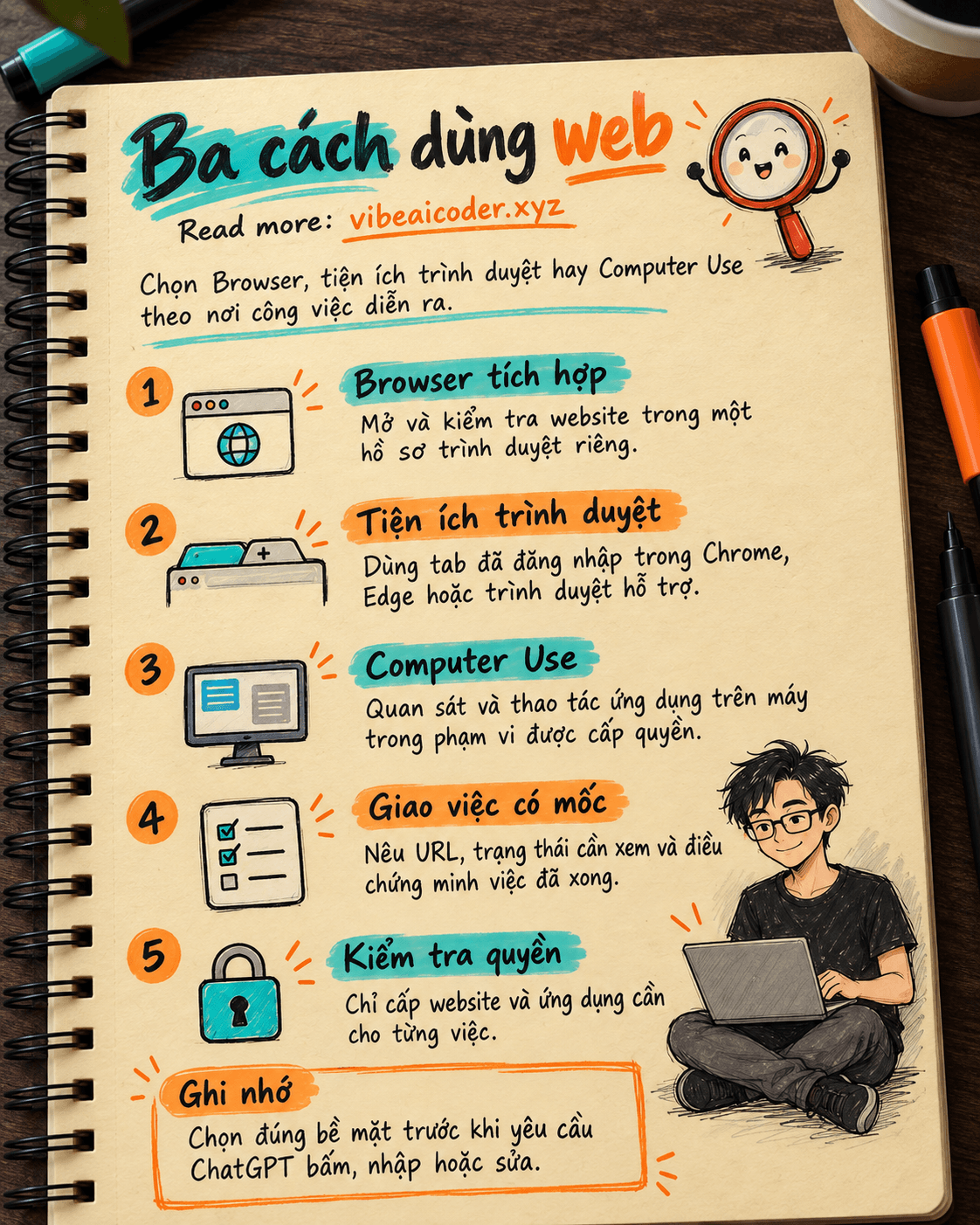 🧭 Dùng ChatGPT Browser, tiện ích trình duyệt và Computer Use đúng việc