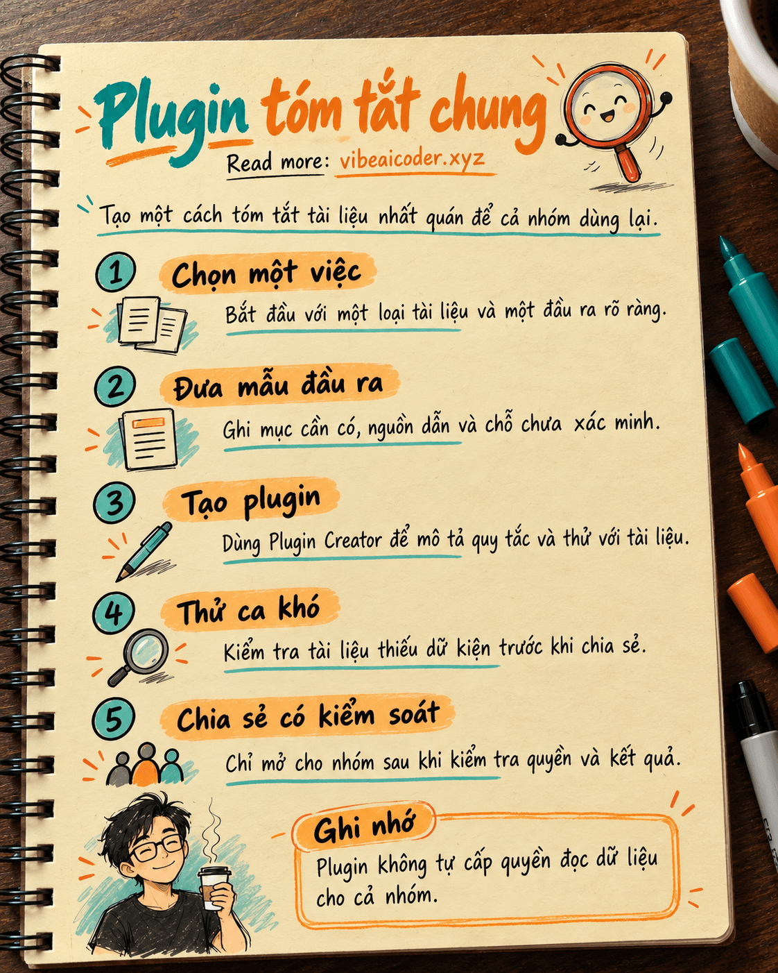 Dùng ChatGPT Work tạo plugin tóm tắt tài liệu chung cho cả nhóm