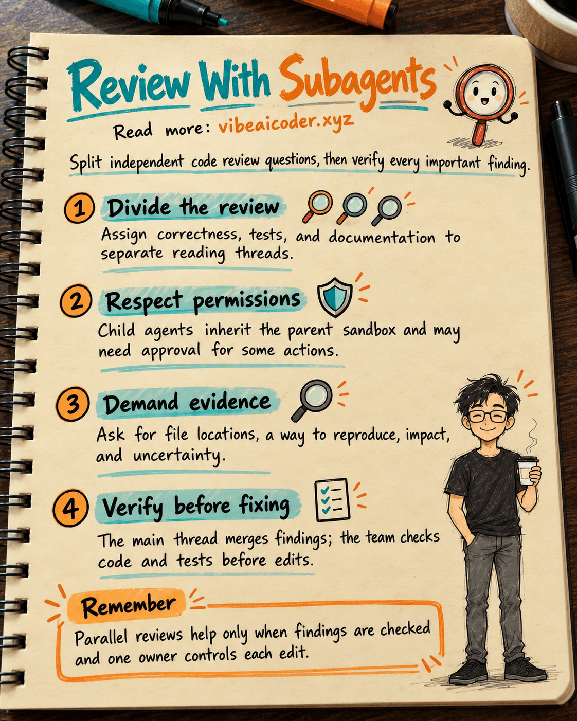 Use Codex Subagents to Review Code in a Small Team