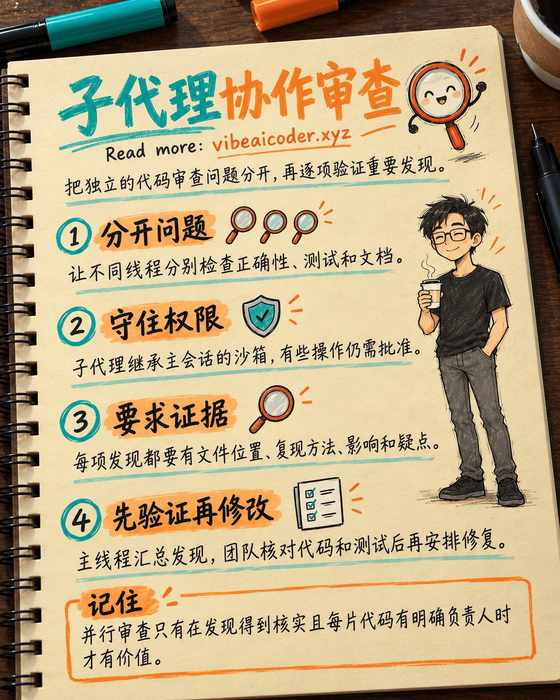 小团队如何用 Codex Subagents 分工审查代码