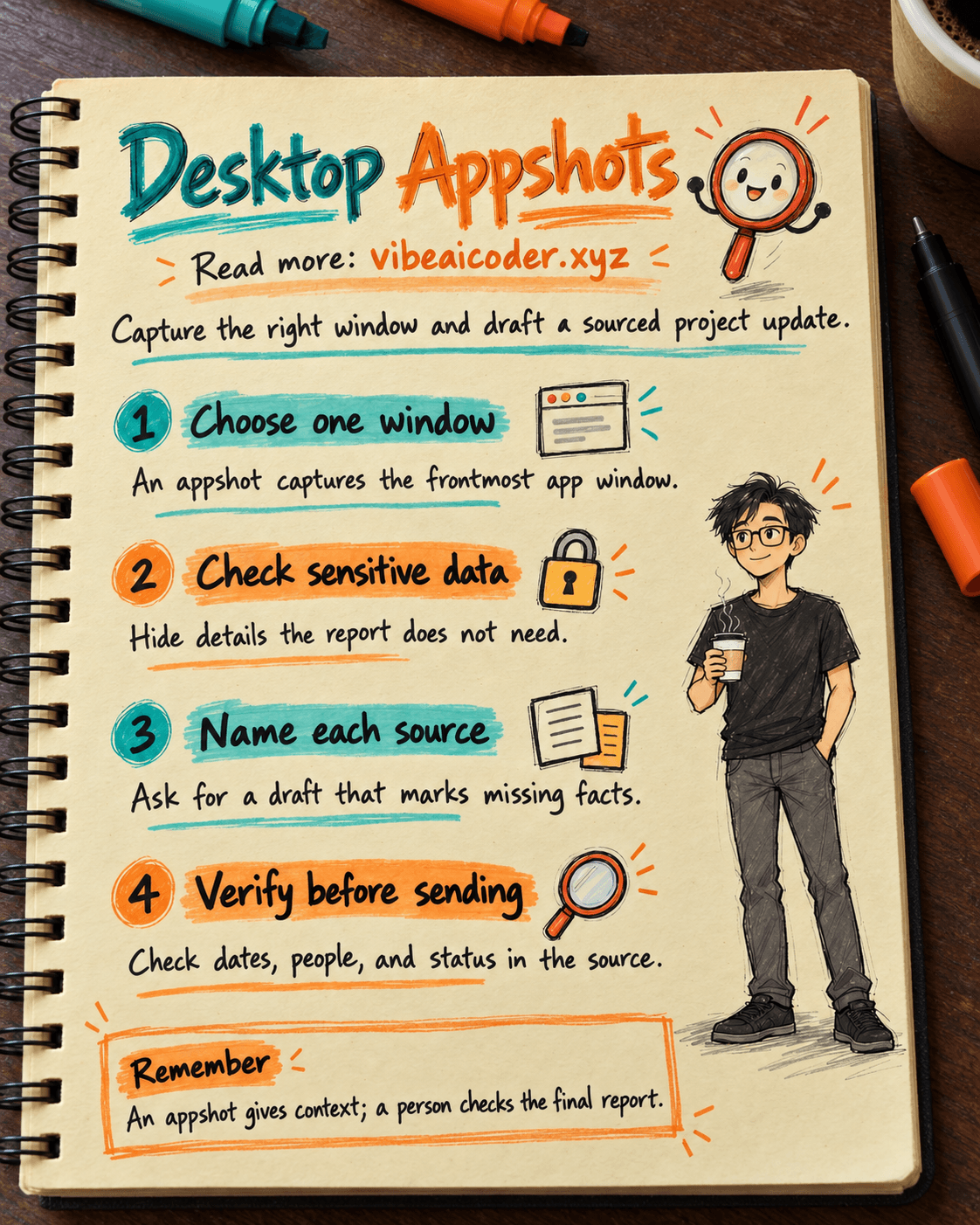 Use ChatGPT Desktop Appshots to Draft a Sourced Project Update