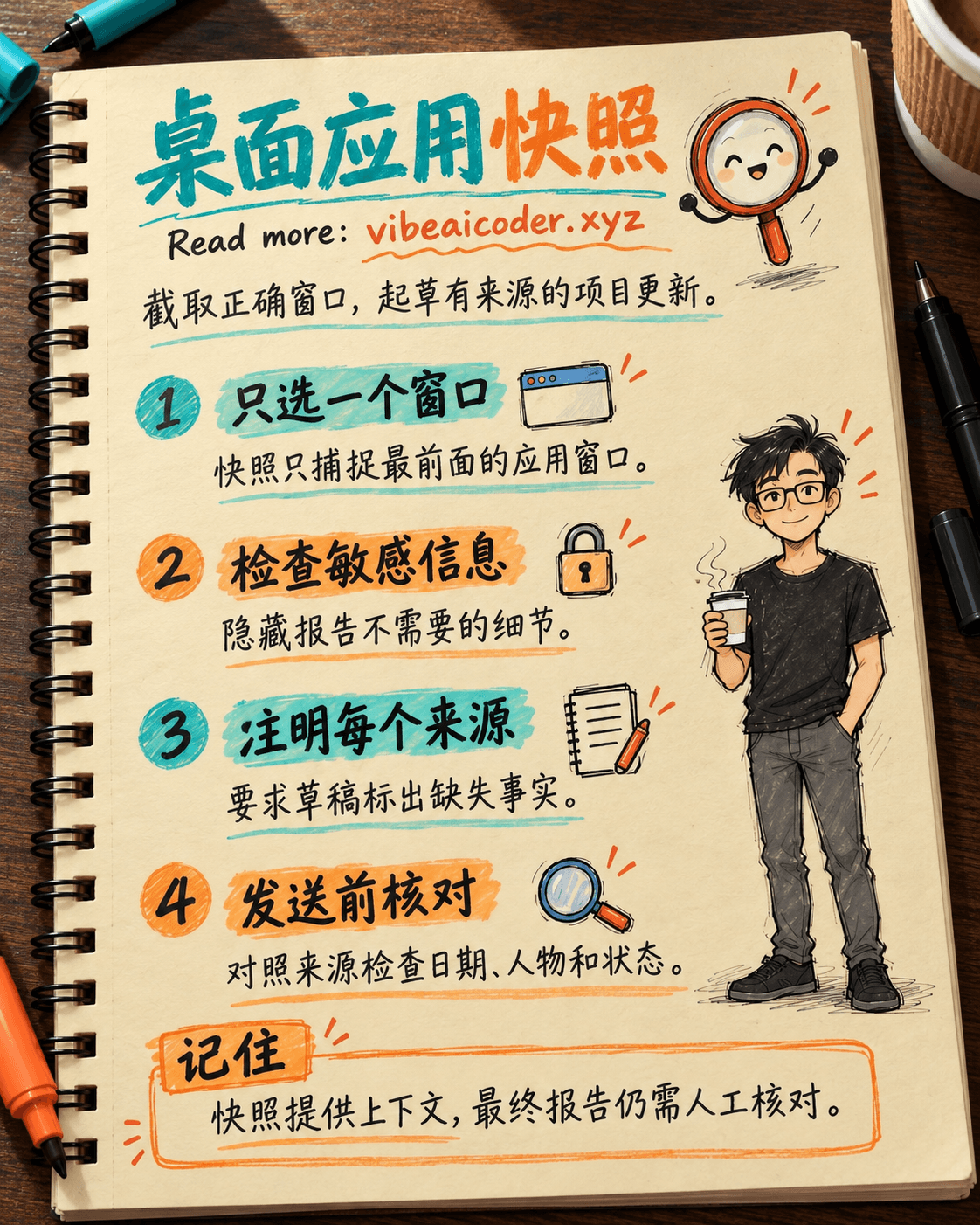 用 ChatGPT 桌面版 Appshots 起草可核对的项目更新