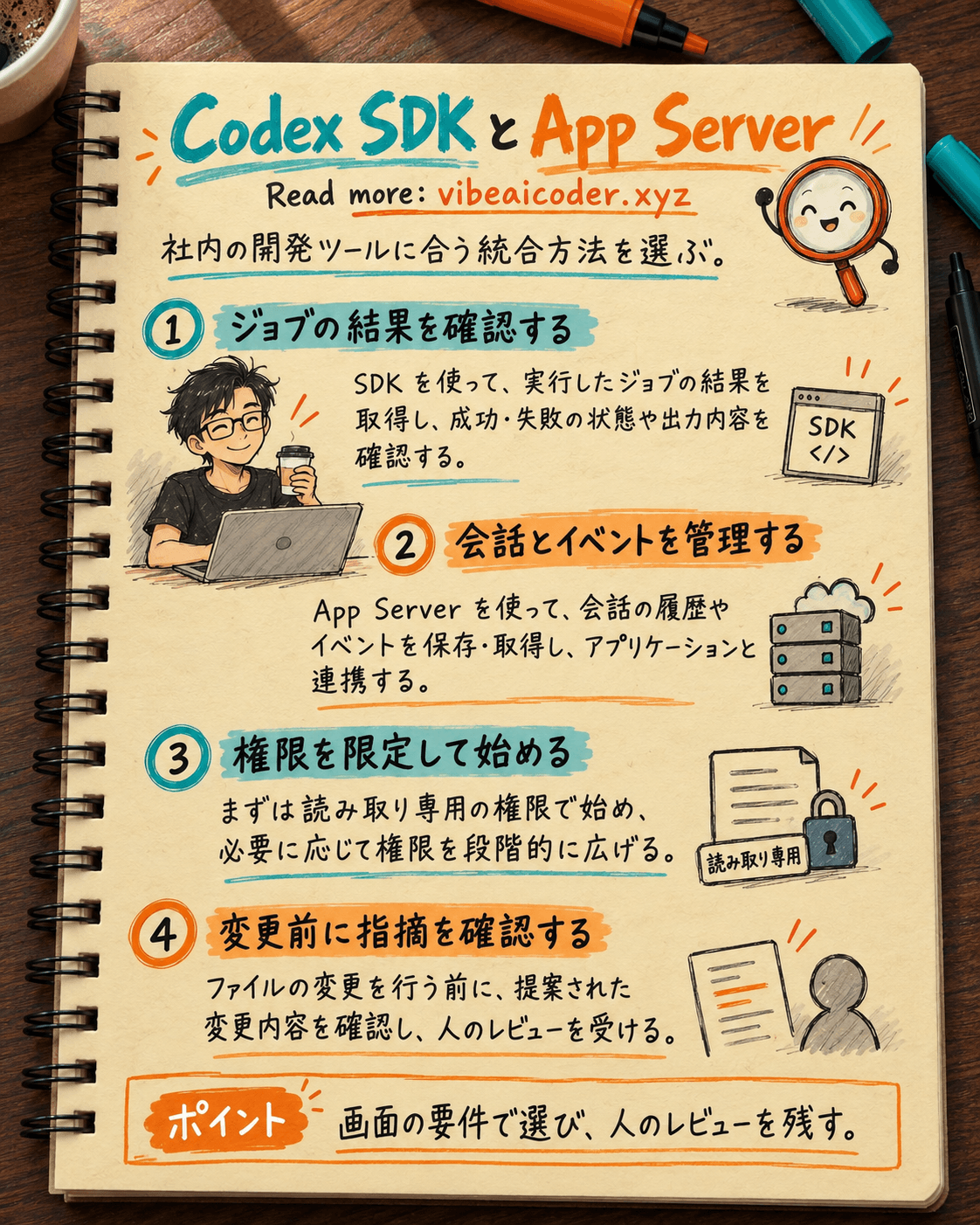 社内ツールには Codex SDK と App Server のどちらを使うべきか