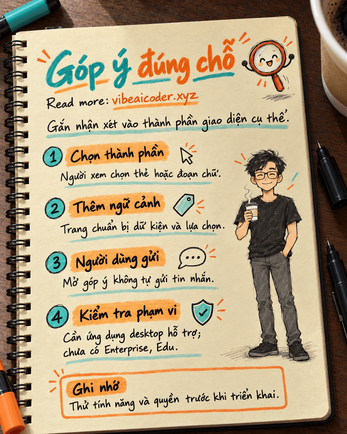 Dùng ChatGPT Annotations để nhận góp ý đúng thành phần giao diện và đúng ngữ cảnh
